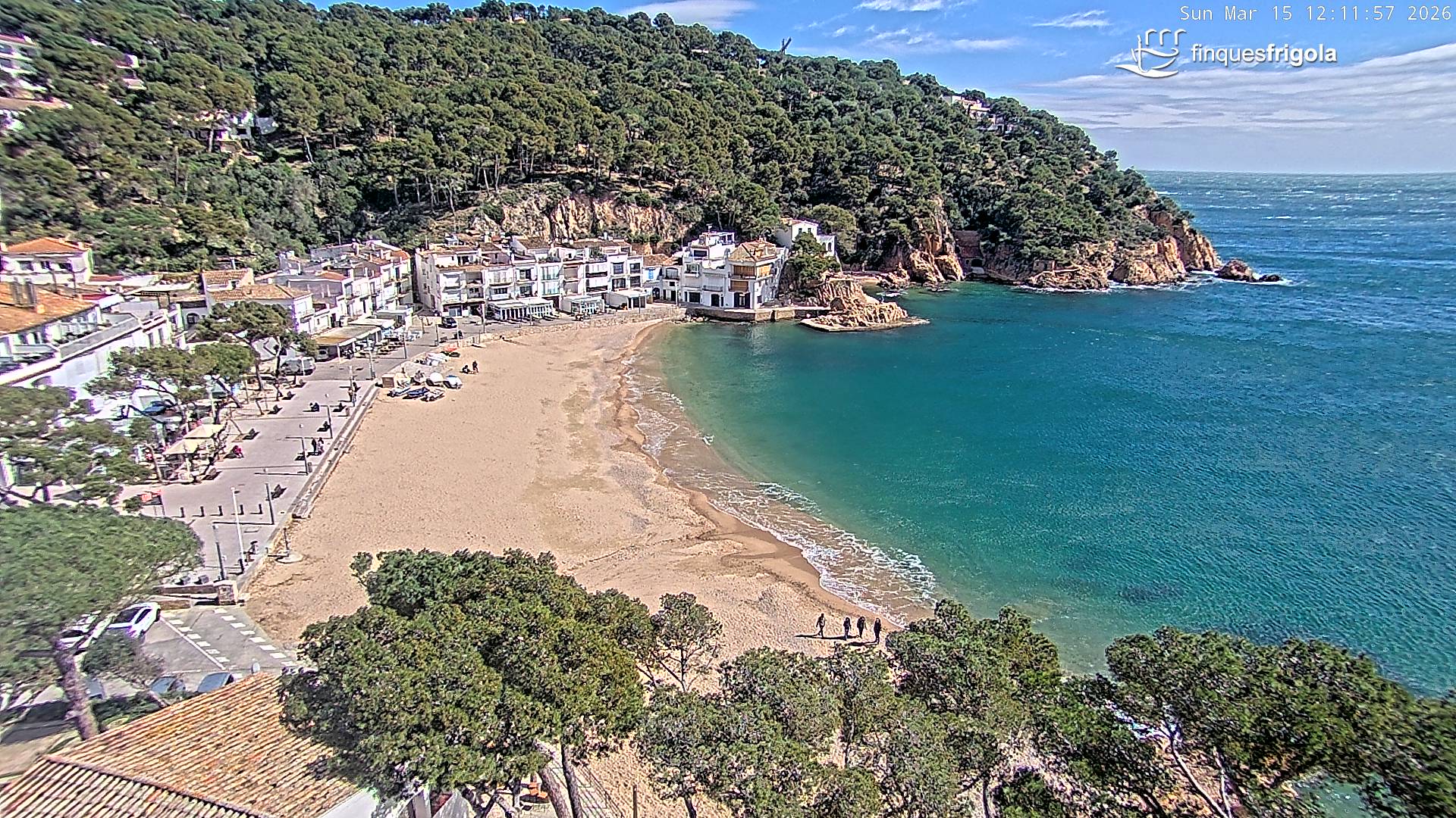 Webcam de Tamariu playa