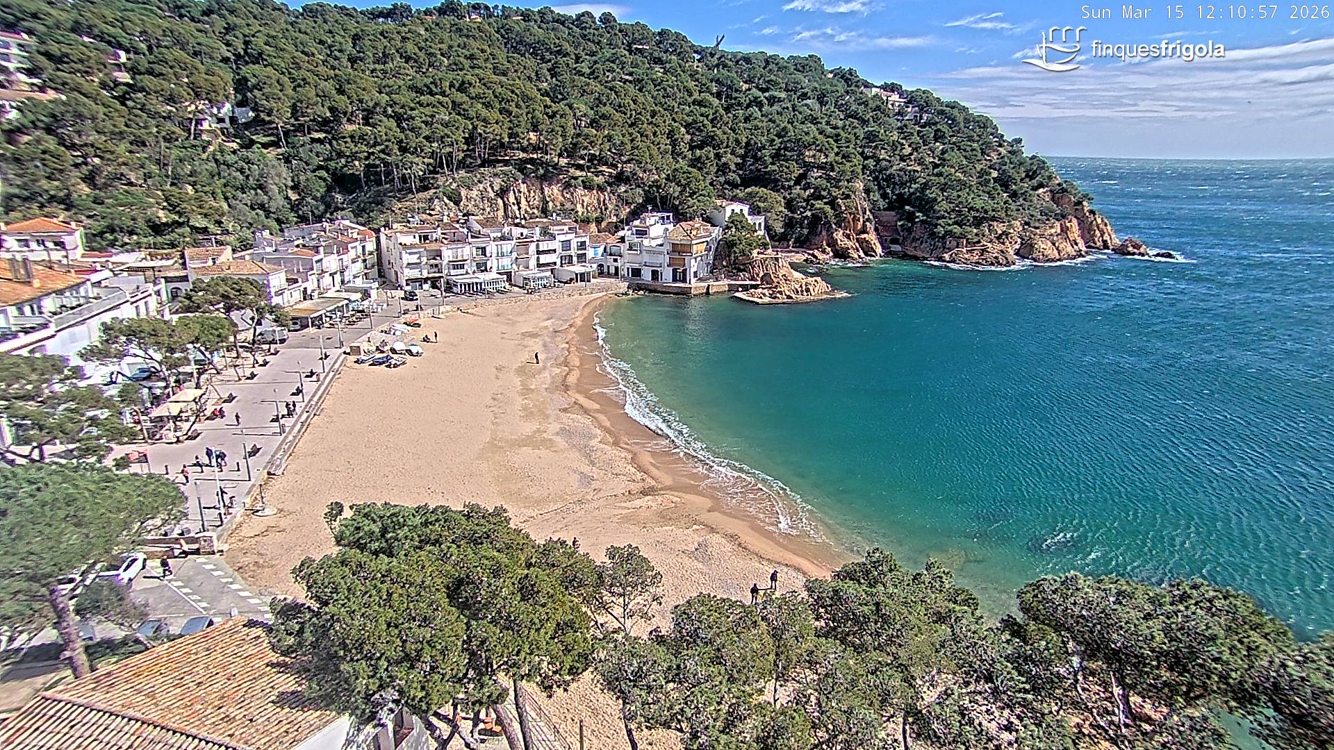 Webcam de Tamariu playa