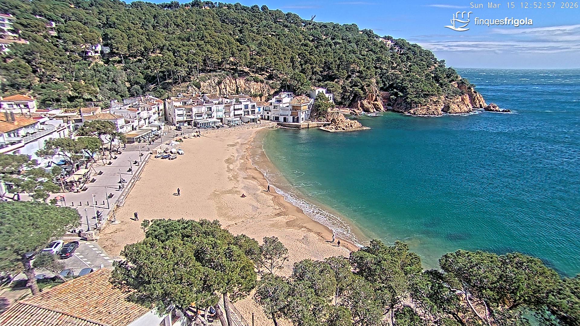 Webcam de Tamariu playa