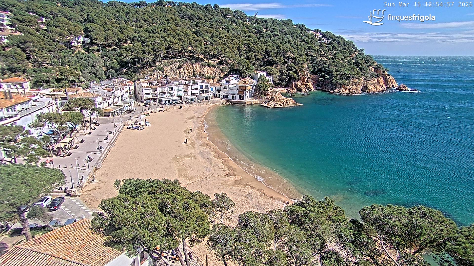 Webcam de Tamariu playa