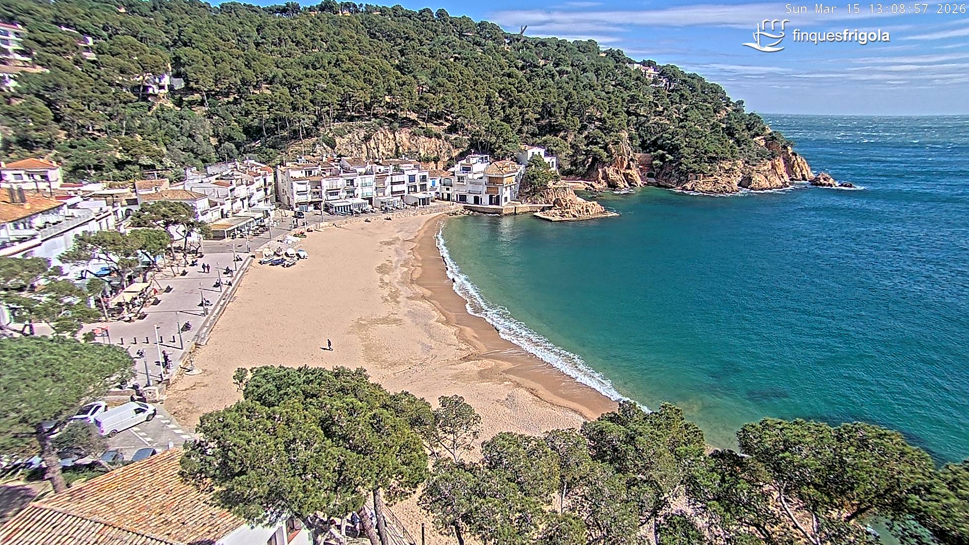 Webcam de Tamariu playa