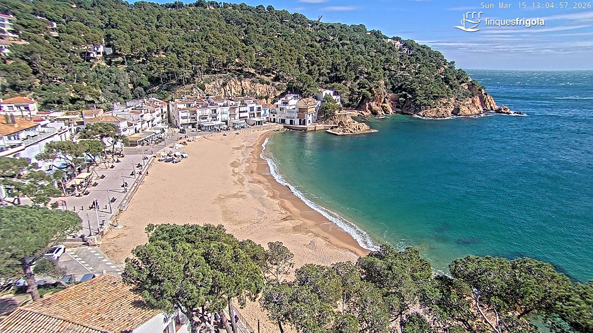 Webcam de Tamariu playa