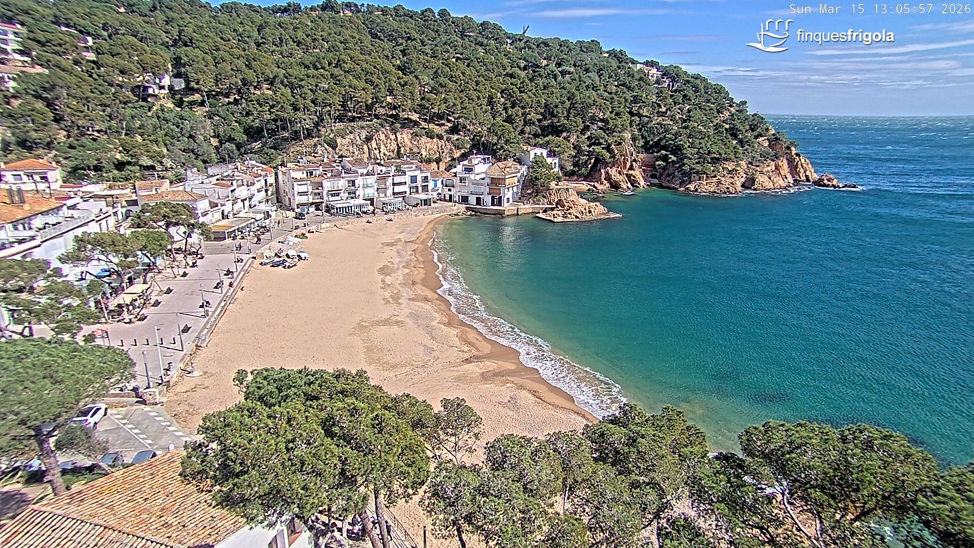 Webcam de Tamariu playa