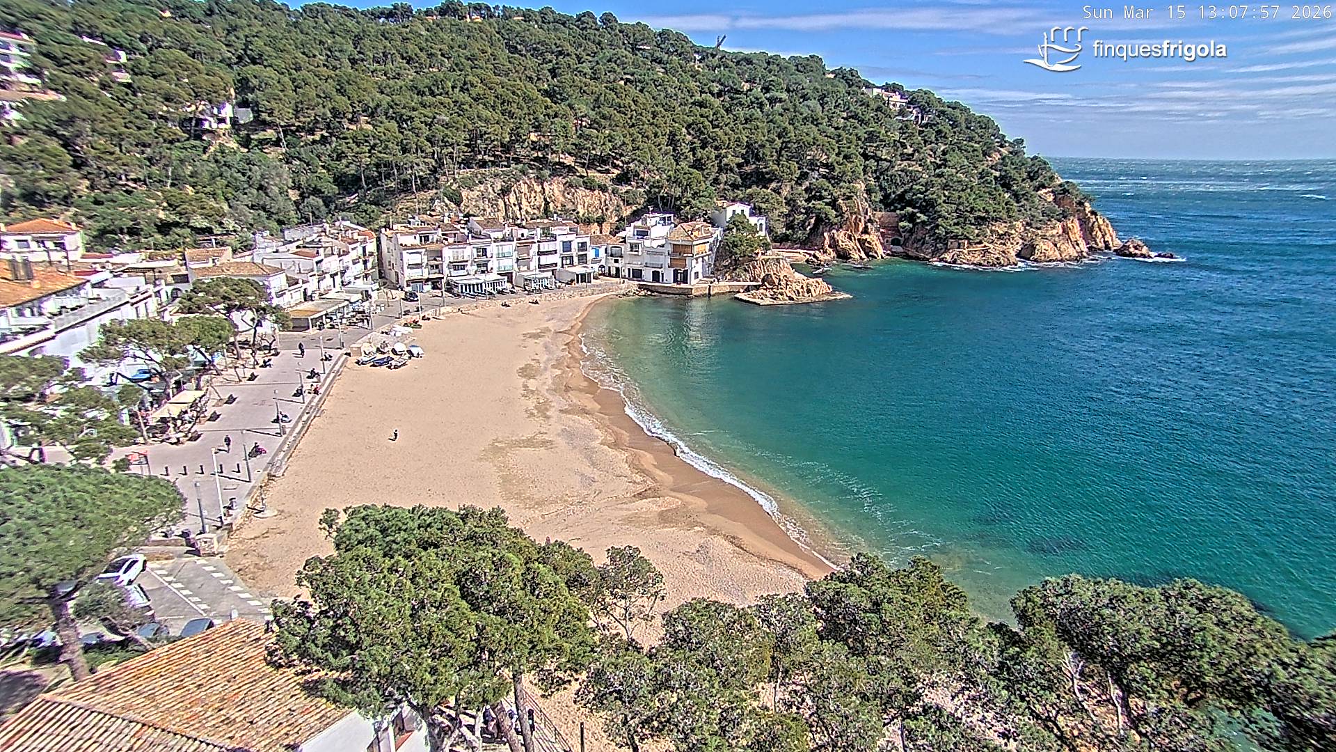 Webcam de Tamariu playa