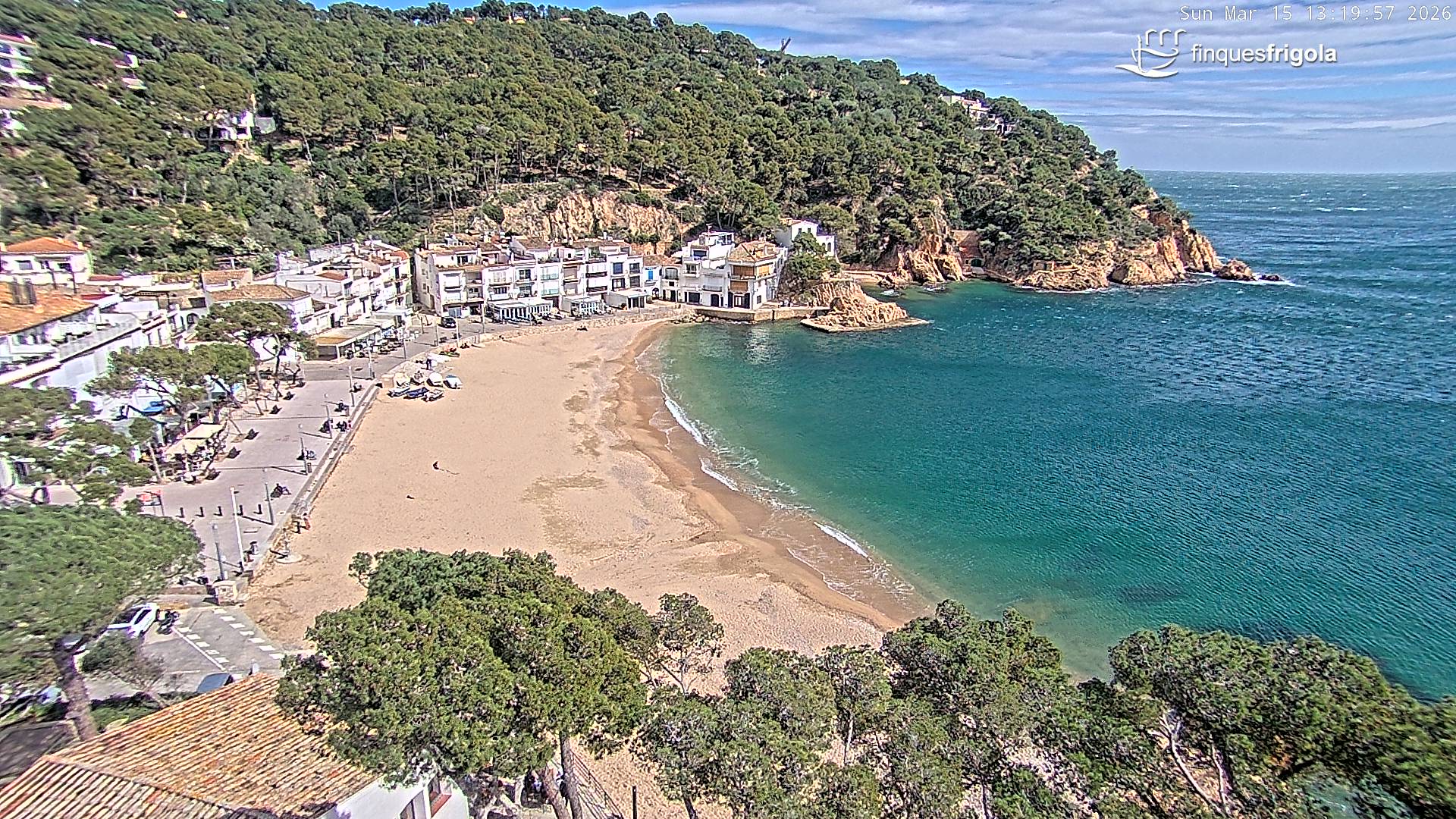 Webcam de Tamariu playa