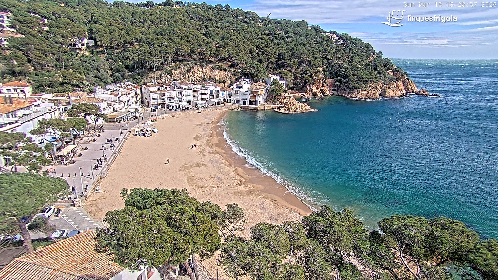 Webcam de Tamariu playa