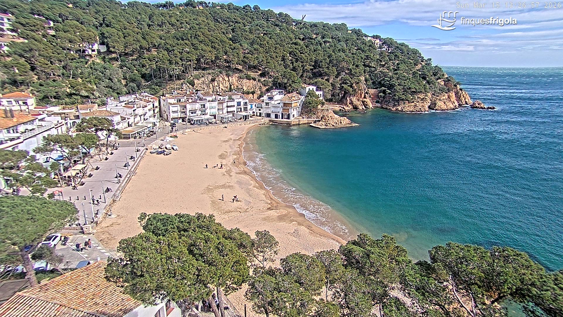 Webcam de Tamariu playa