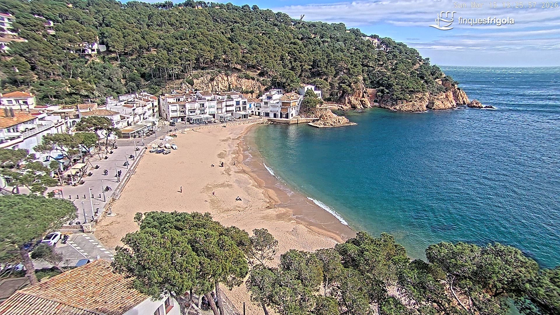 Webcam de Tamariu playa