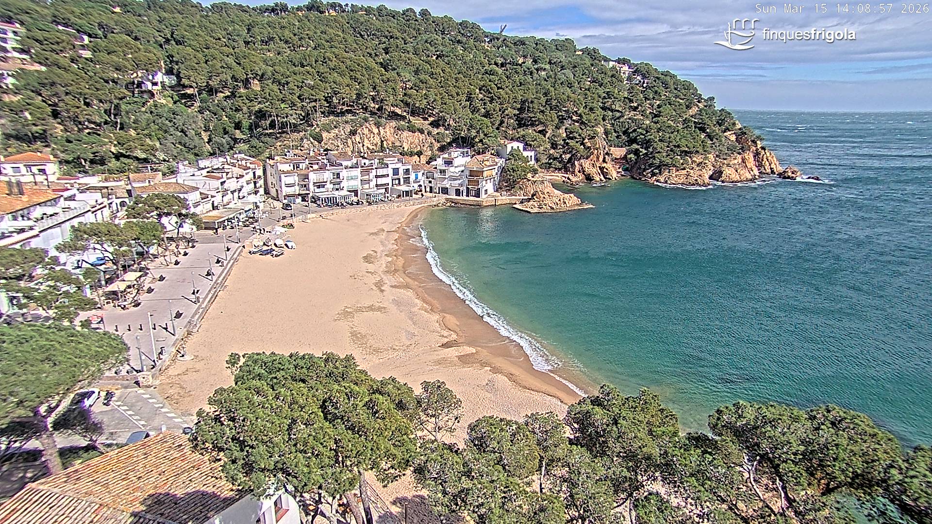 Webcam de Tamariu playa