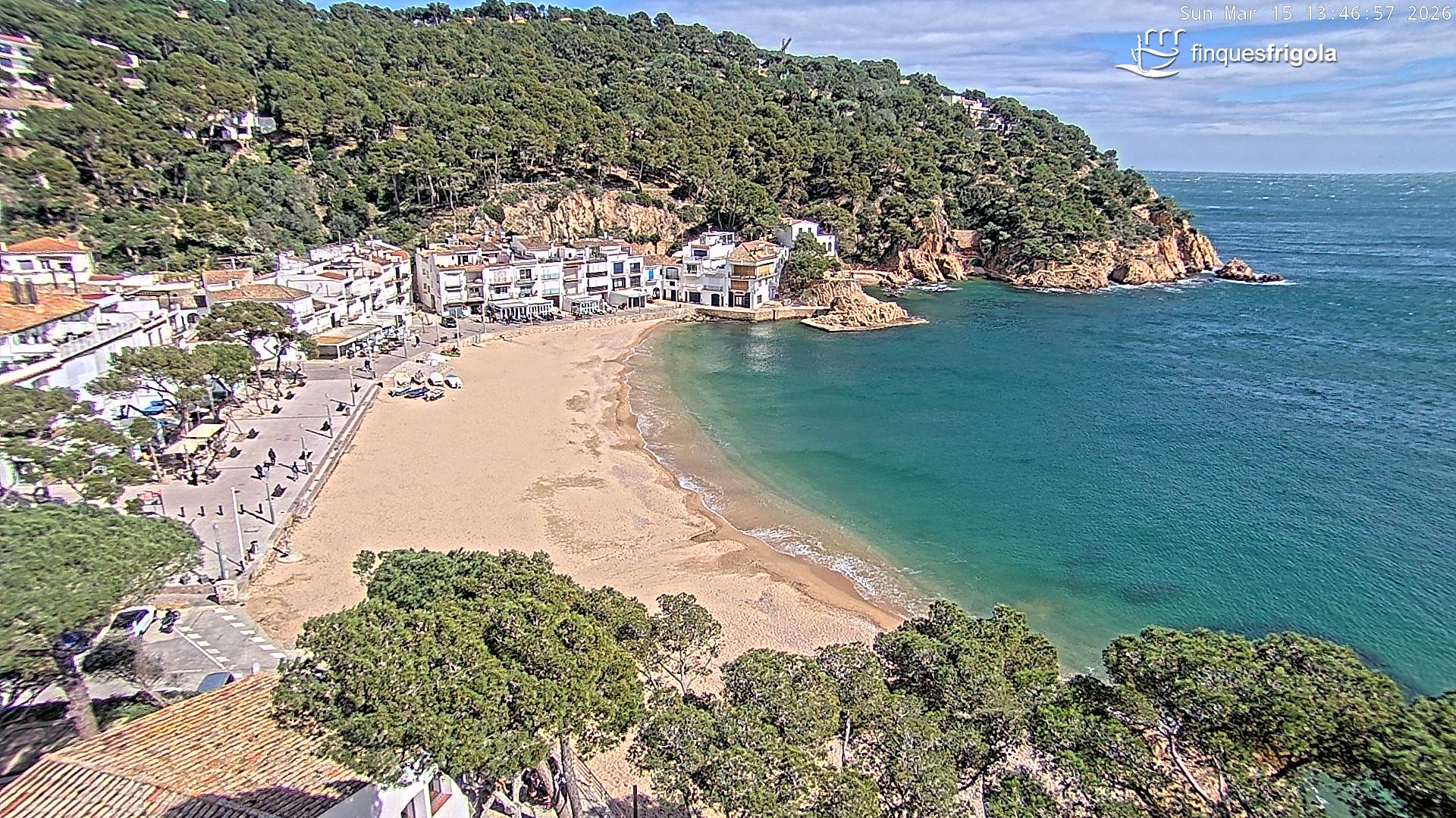 Webcam de Tamariu playa