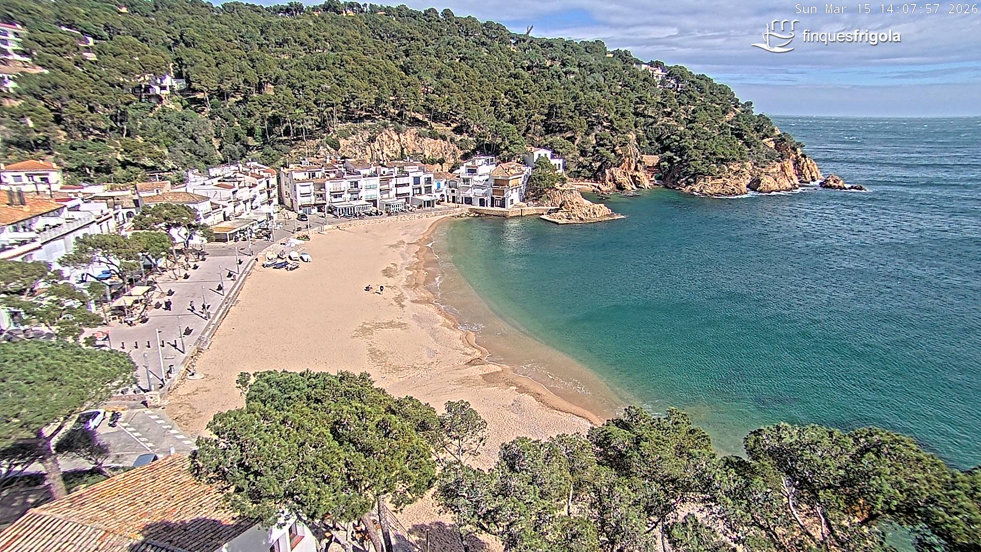 Webcam de Tamariu playa