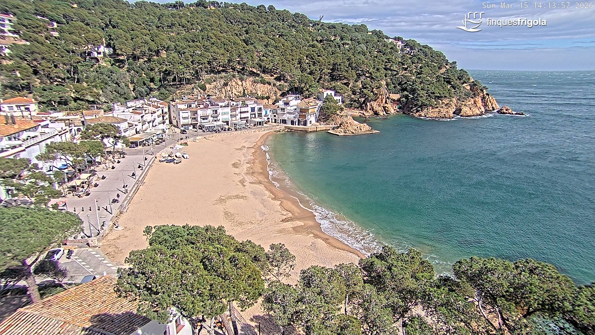 Webcam de Tamariu playa