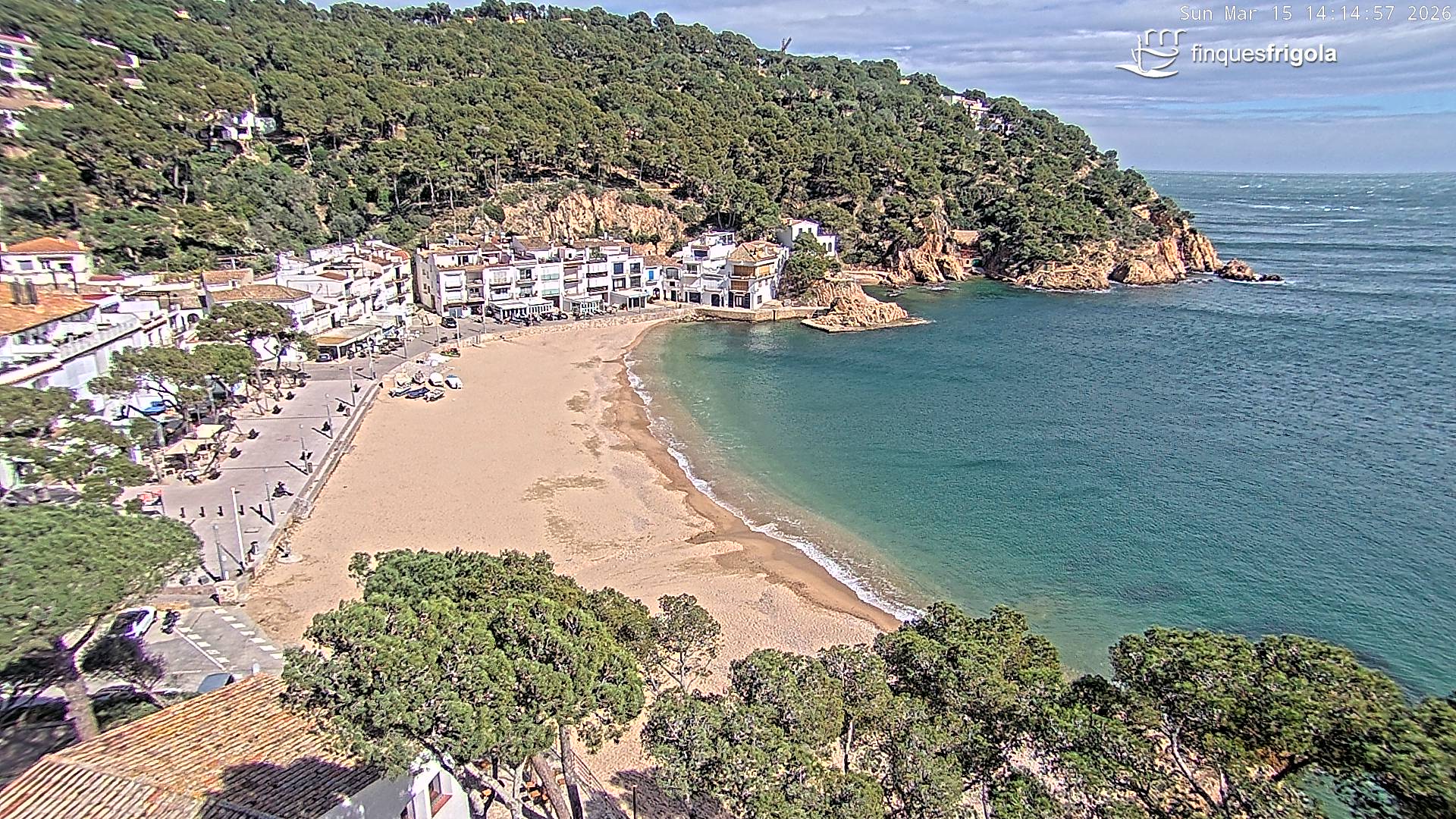 Webcam de Tamariu playa