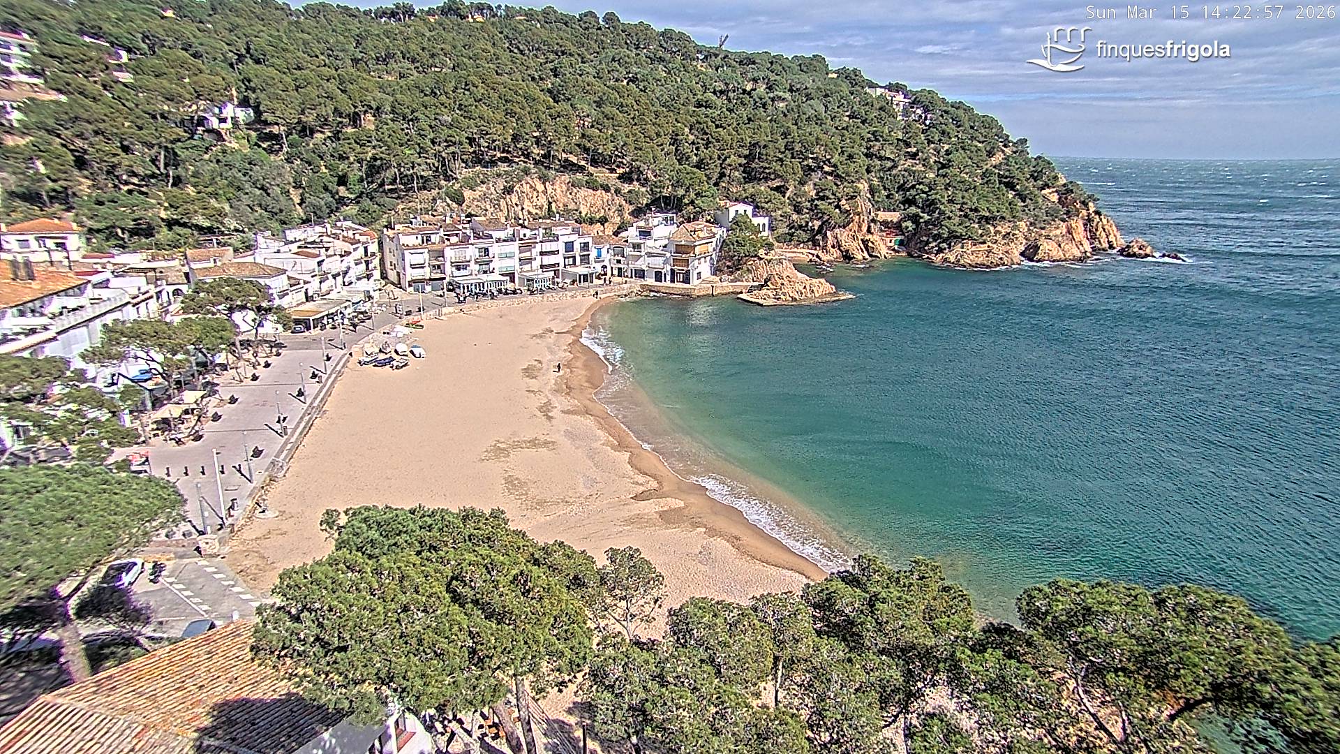 Webcam de Tamariu playa