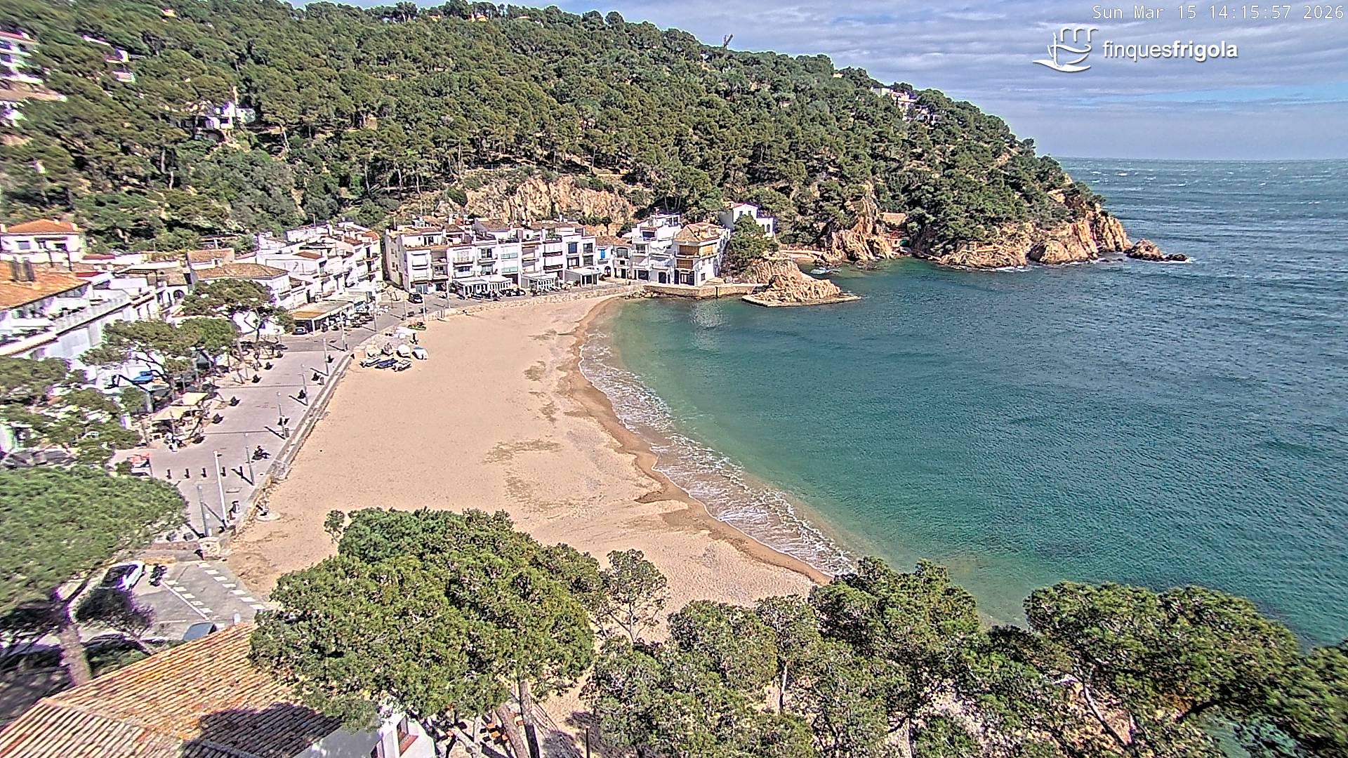 Webcam de Tamariu playa