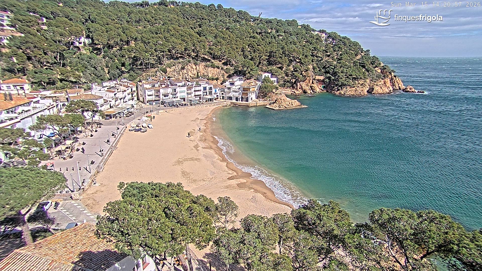Webcam de Tamariu playa