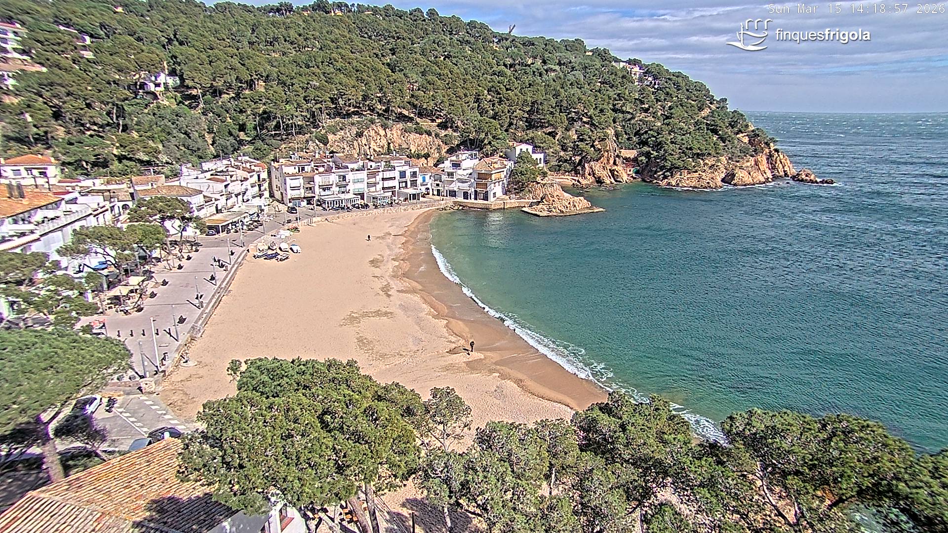 Webcam de Tamariu playa