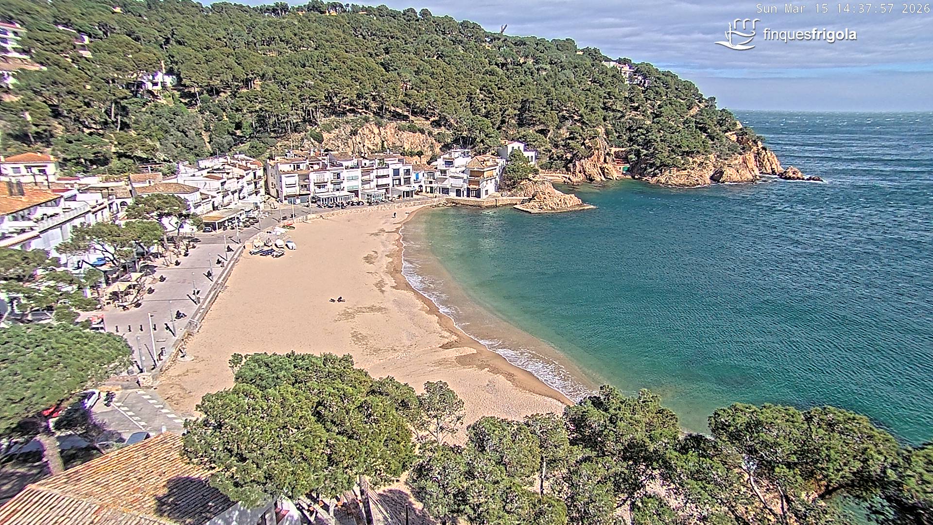 Webcam de Tamariu playa