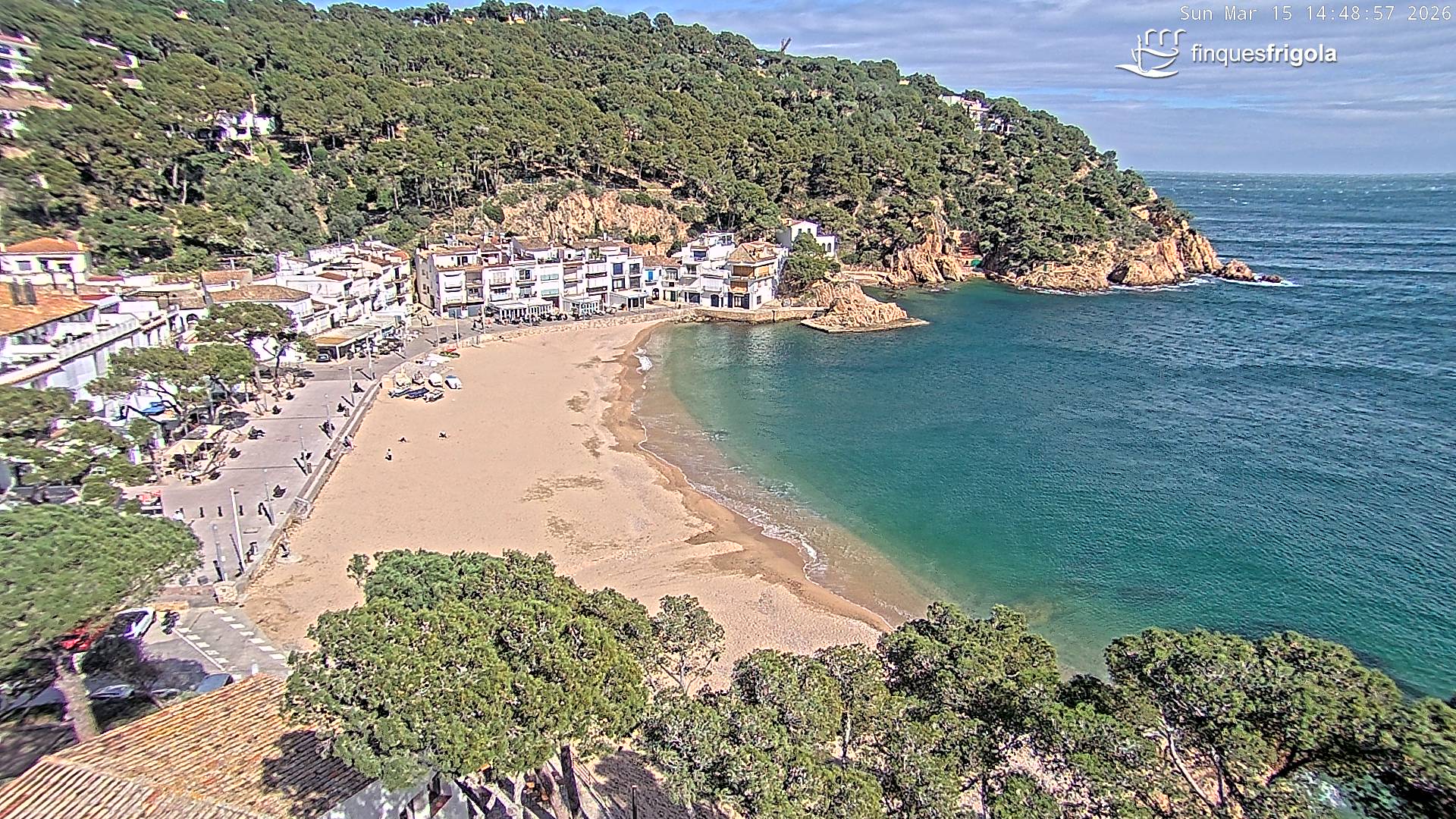 Webcam de Tamariu playa