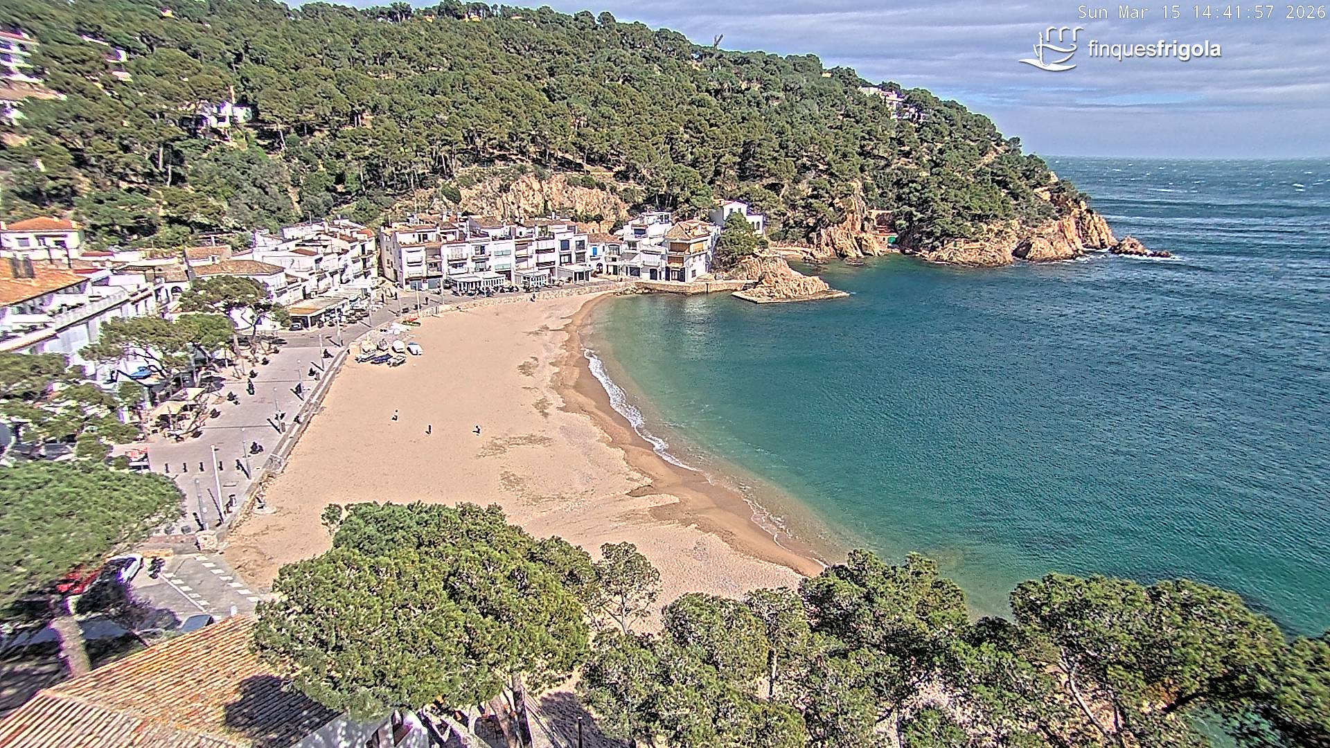 Webcam de Tamariu playa