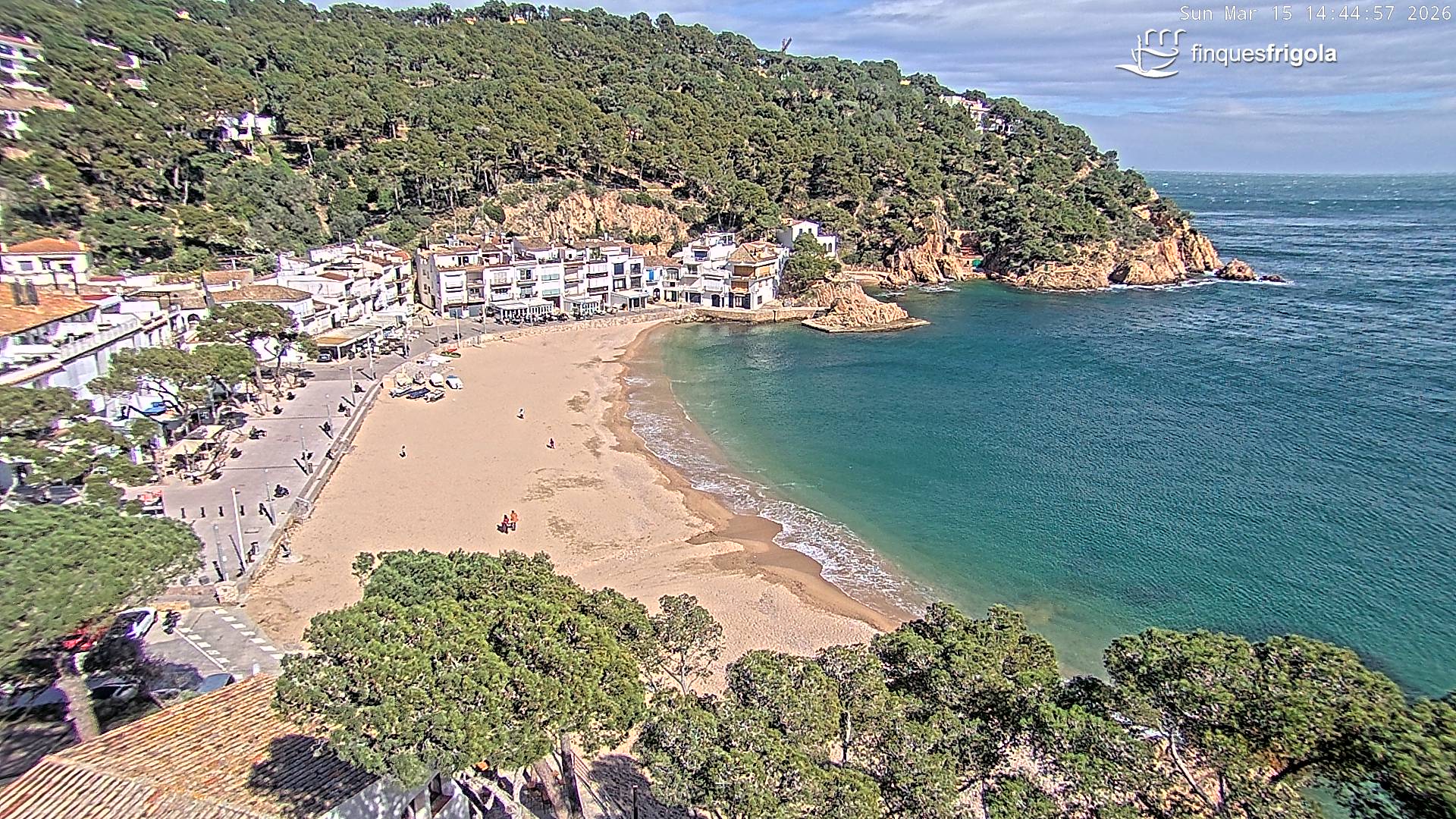 Webcam de Tamariu playa