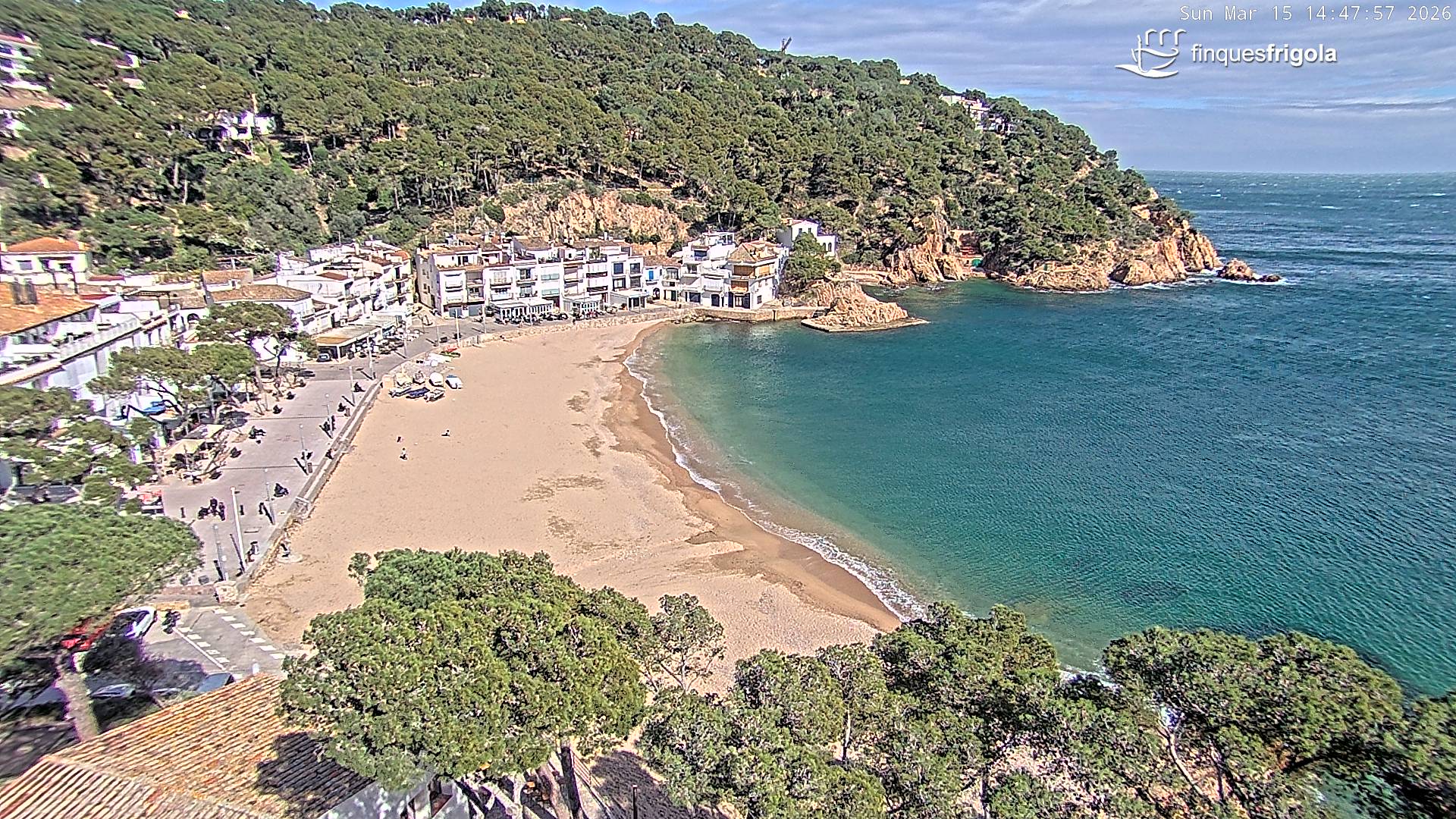 Webcam de Tamariu playa