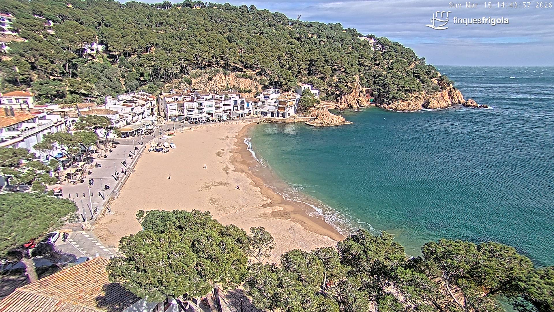 Webcam de Tamariu playa