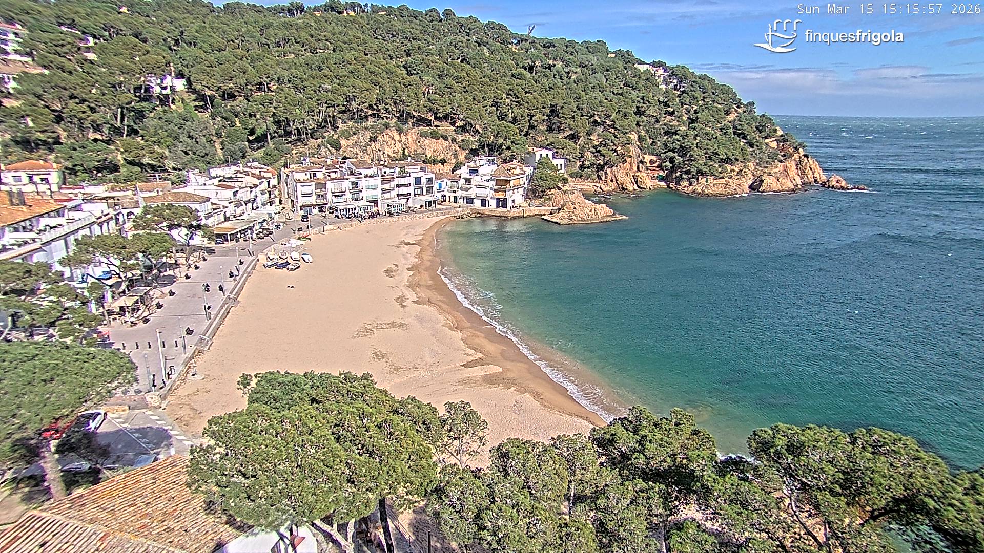 Webcam de Tamariu playa