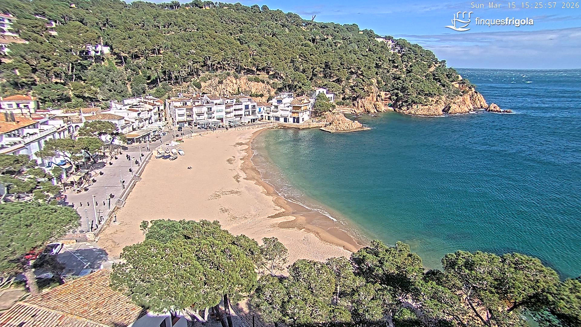 Webcam de Tamariu playa