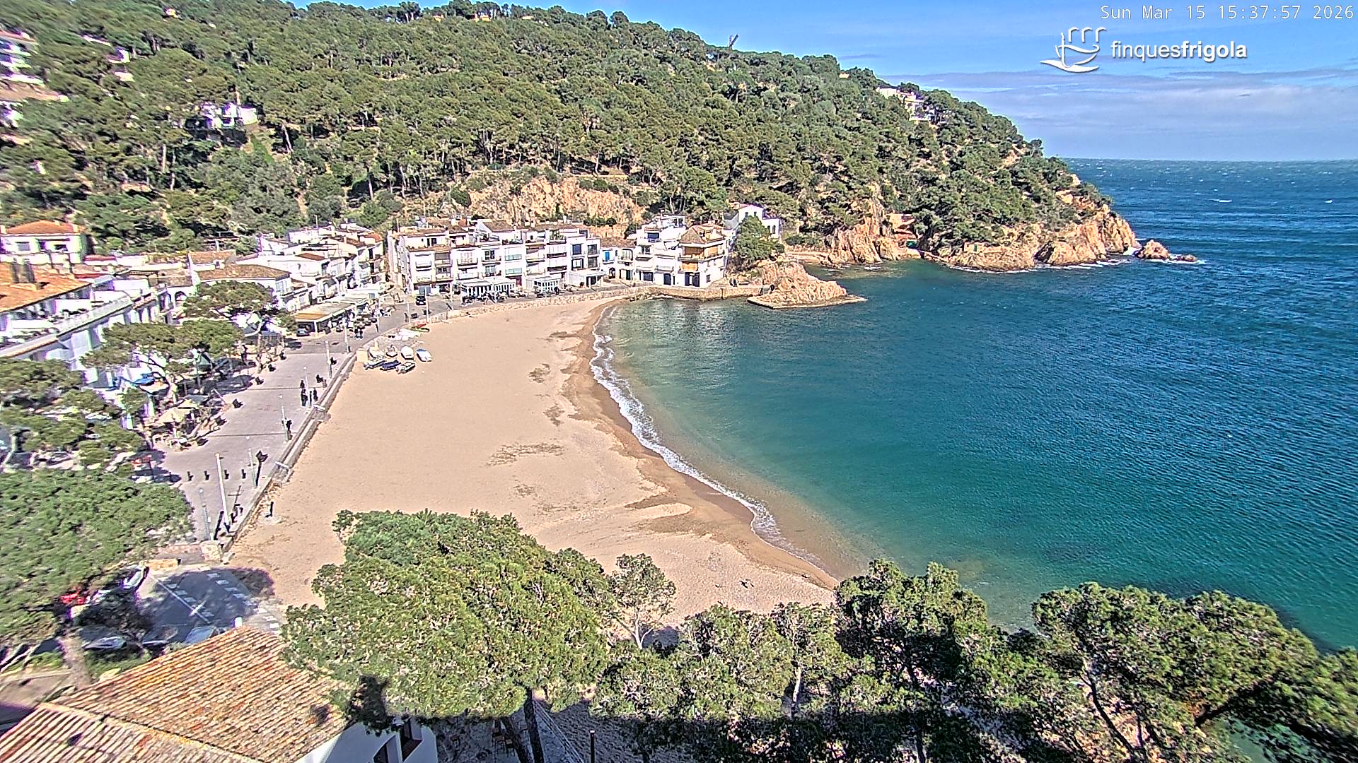 Webcam de Tamariu playa