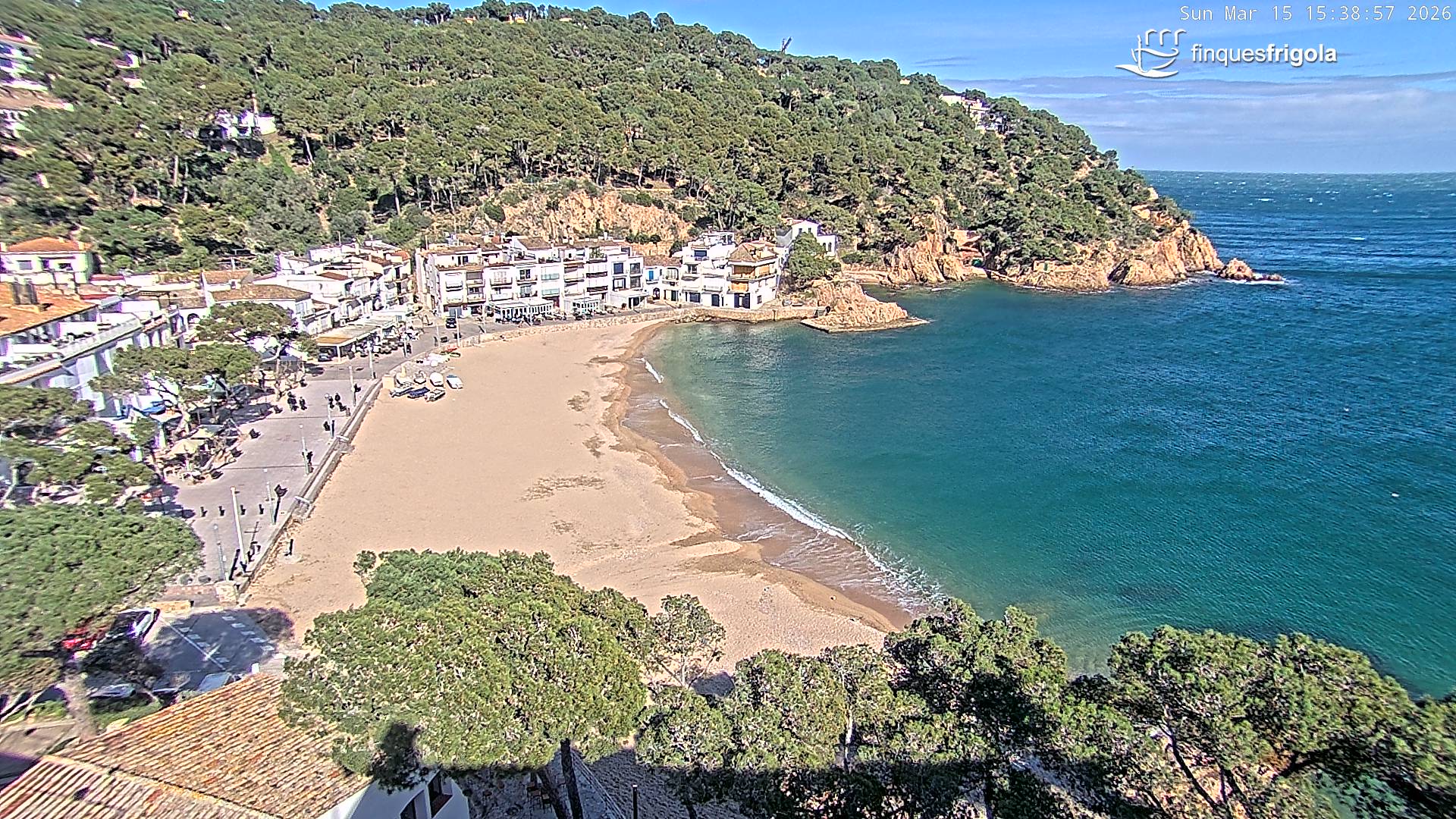 Webcam de Tamariu playa