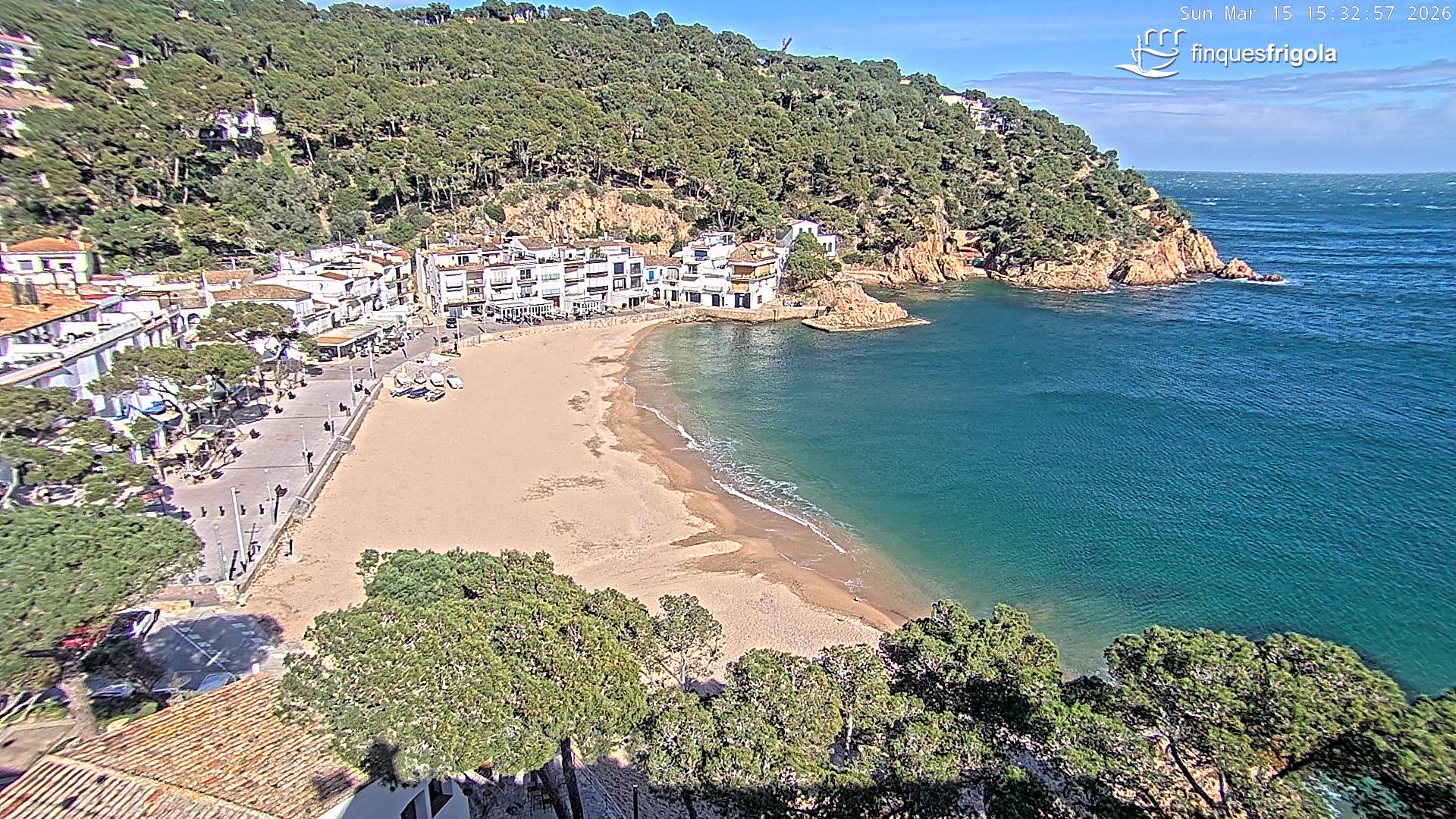 Webcam de Tamariu playa