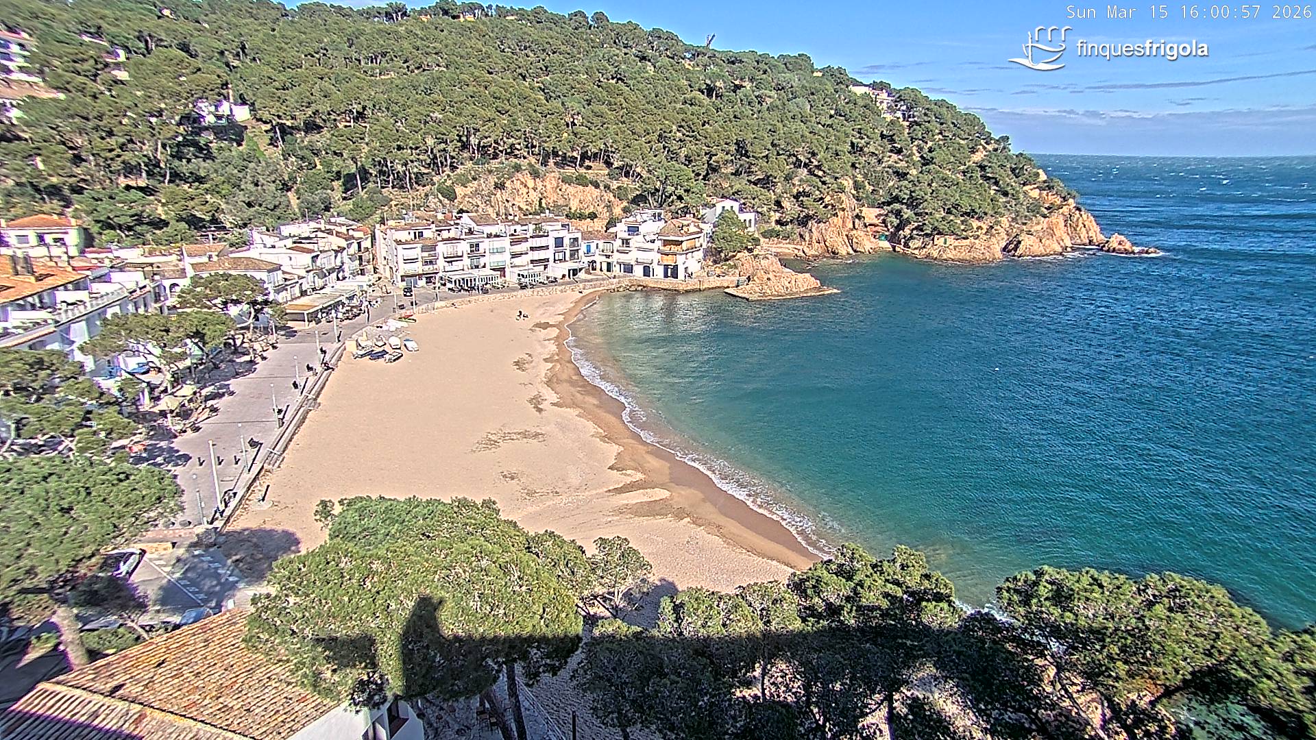 Webcam de Tamariu playa