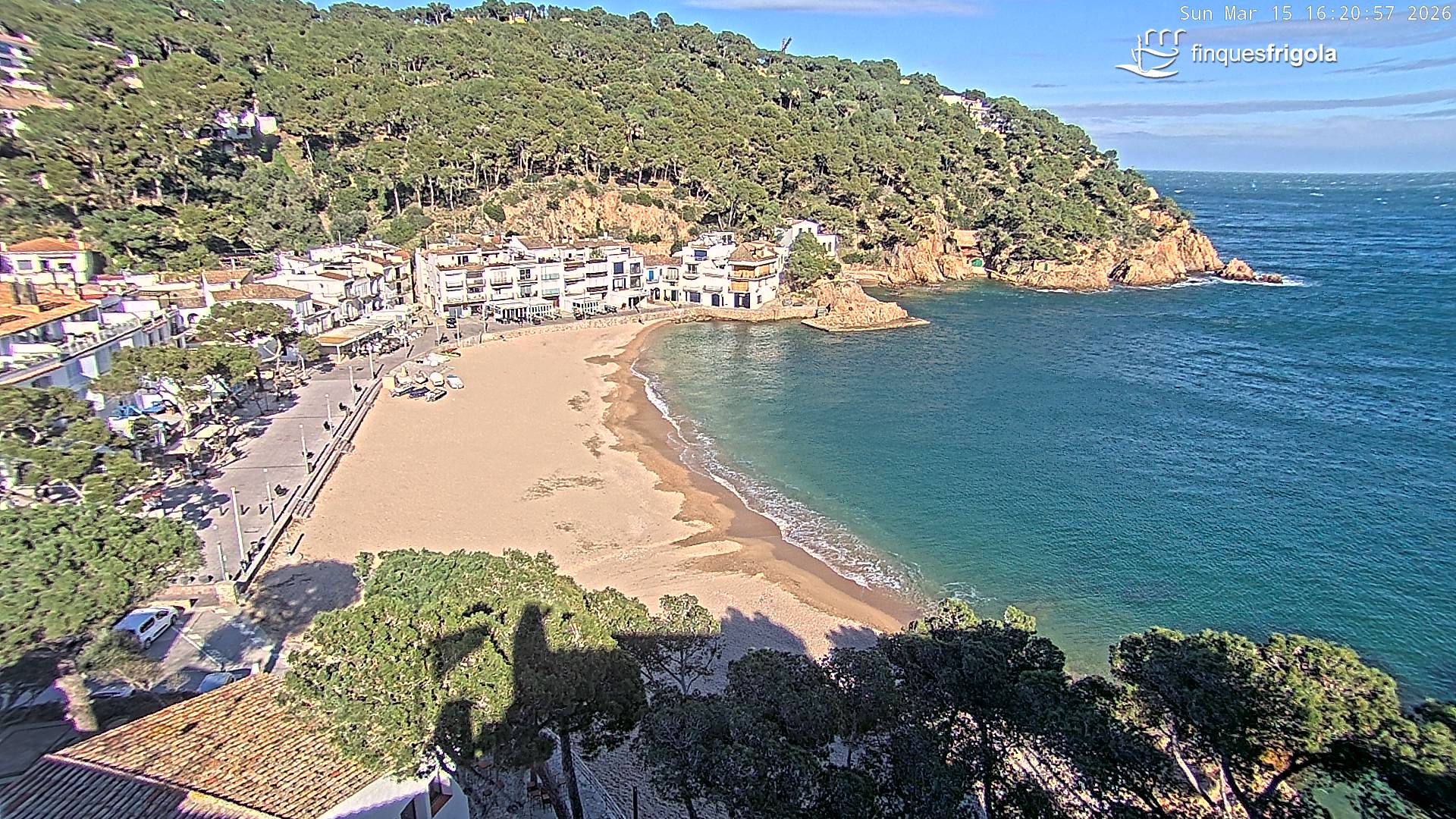 Webcam de Tamariu playa