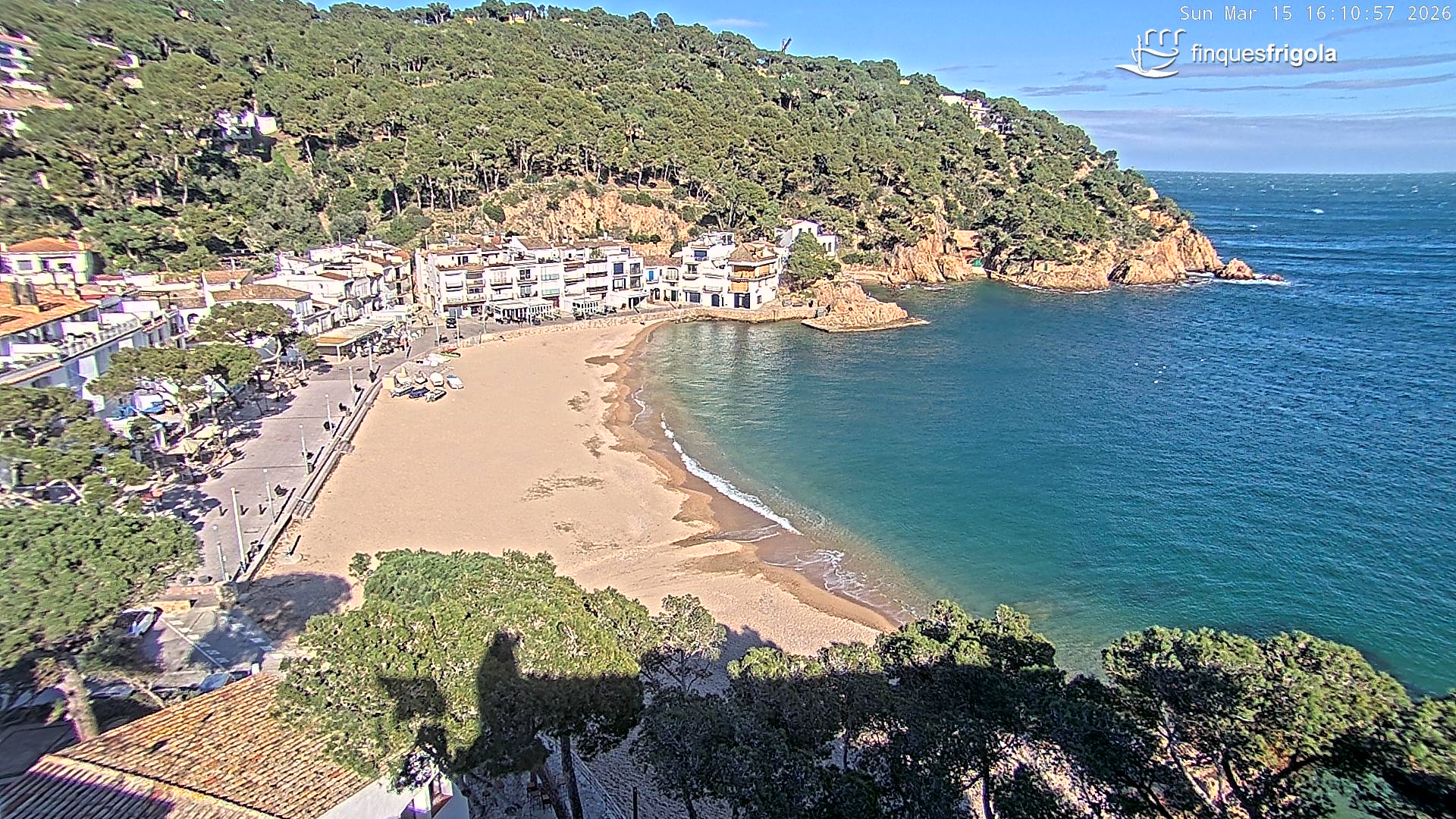 Webcam de Tamariu playa