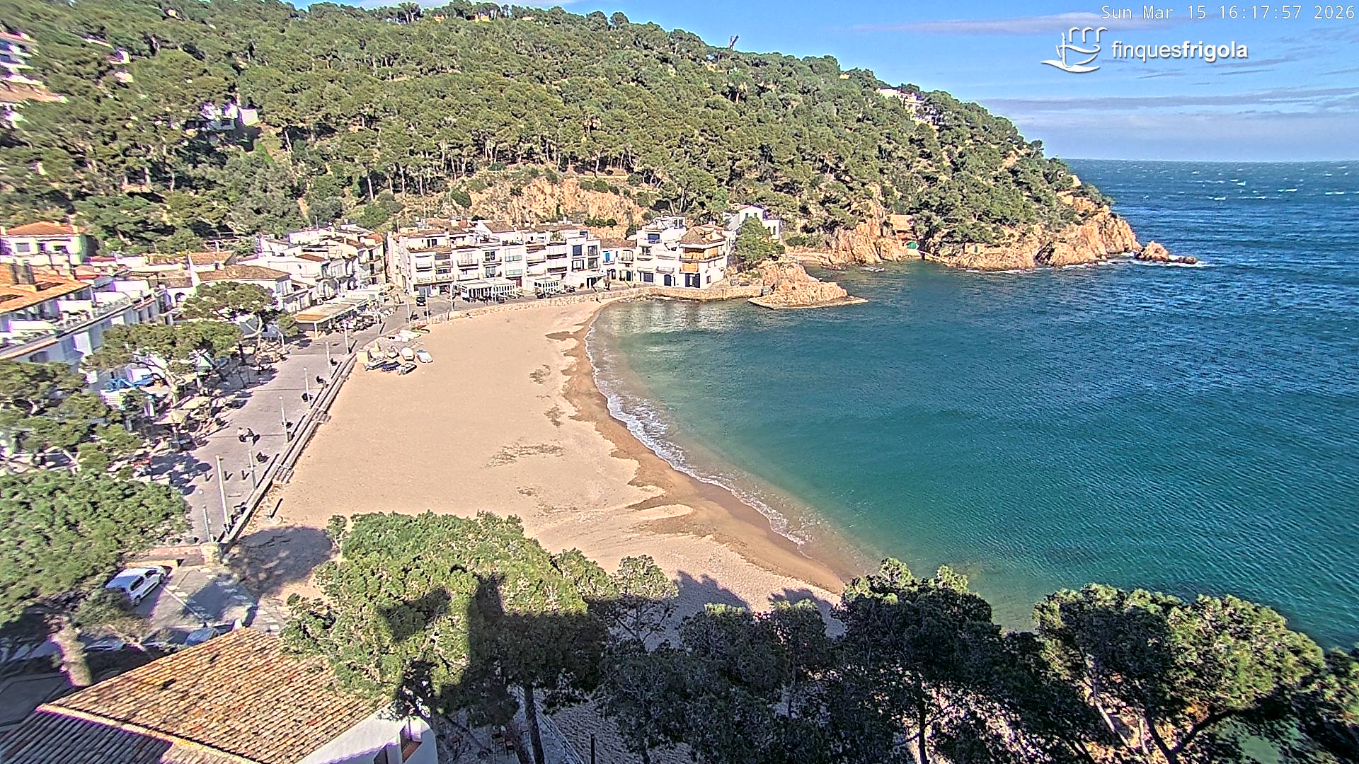 Webcam de Tamariu playa