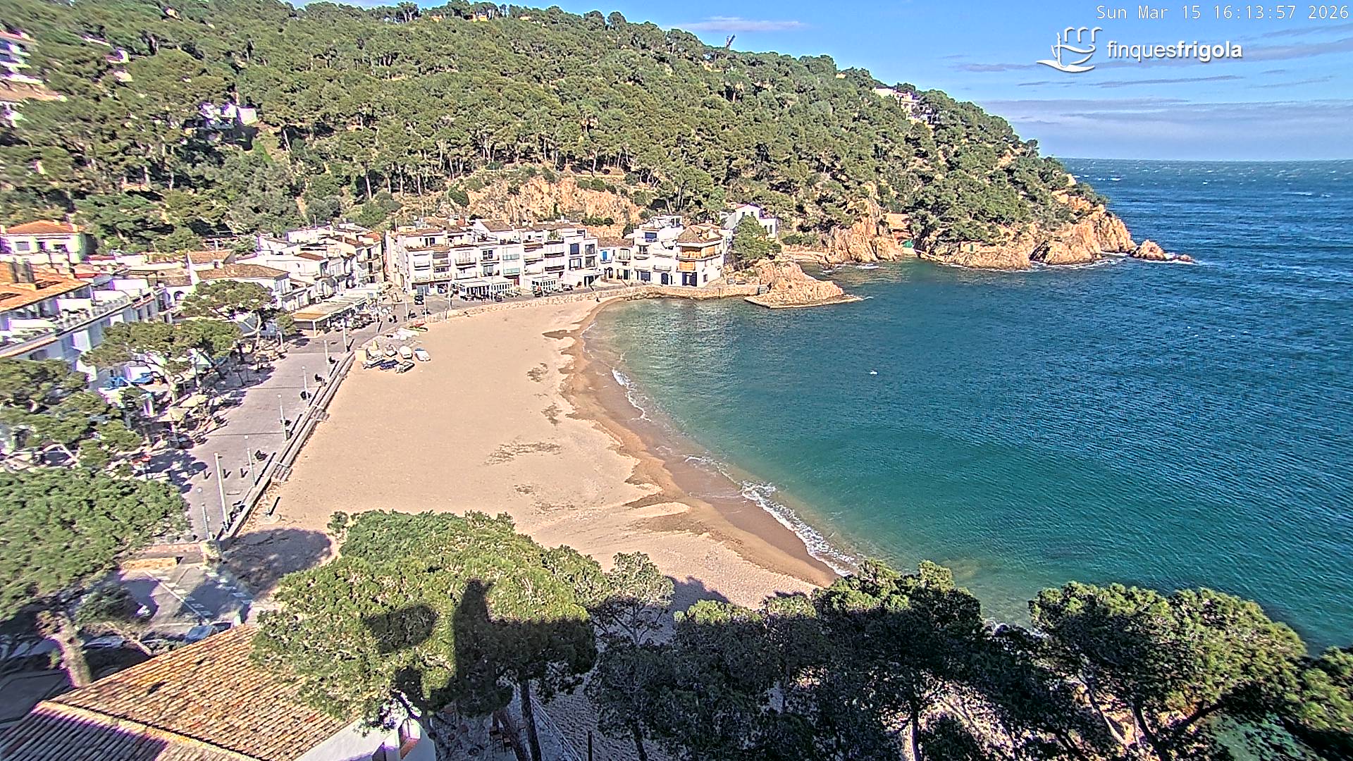 Webcam de Tamariu playa