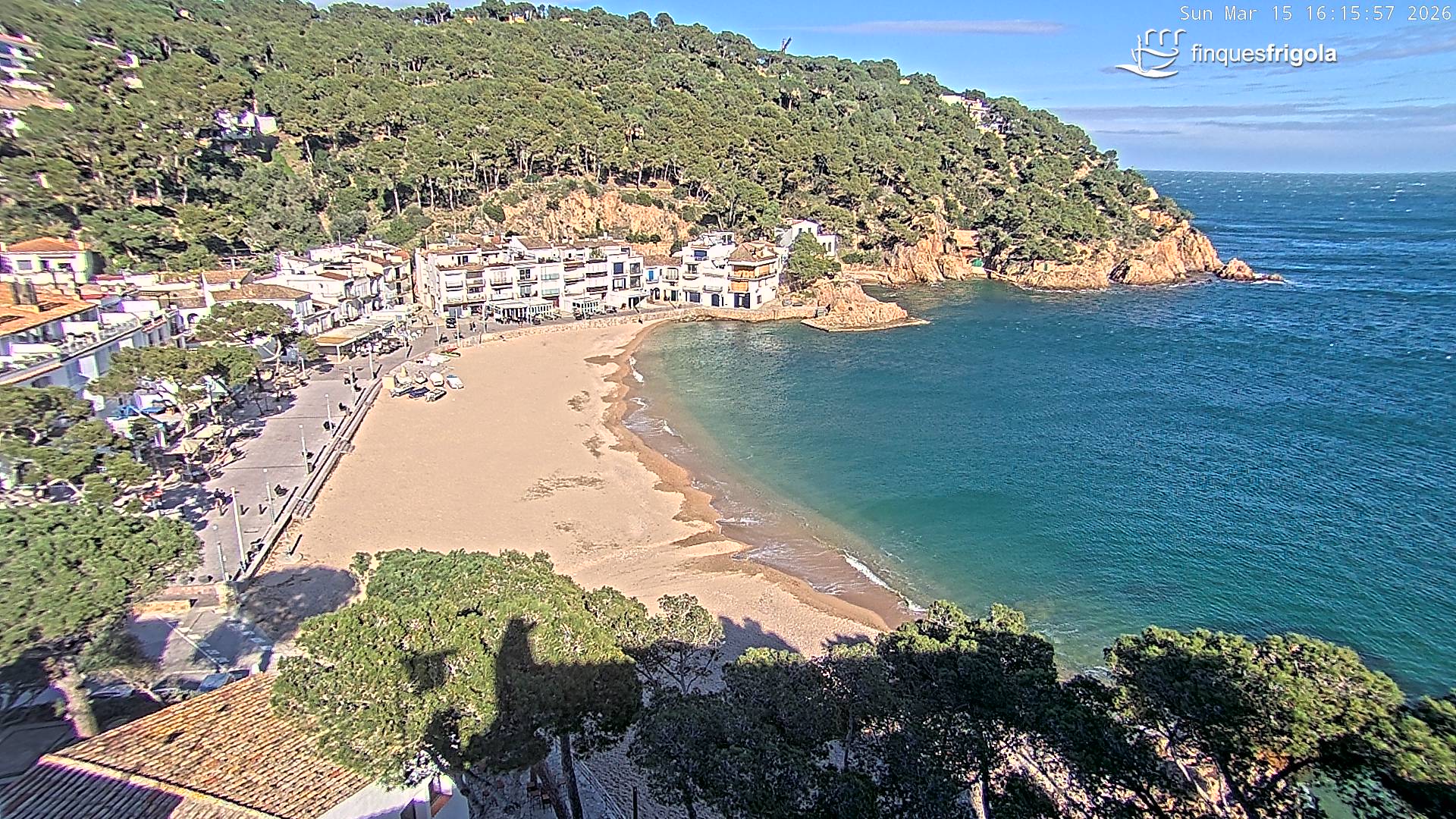 Webcam de Tamariu playa