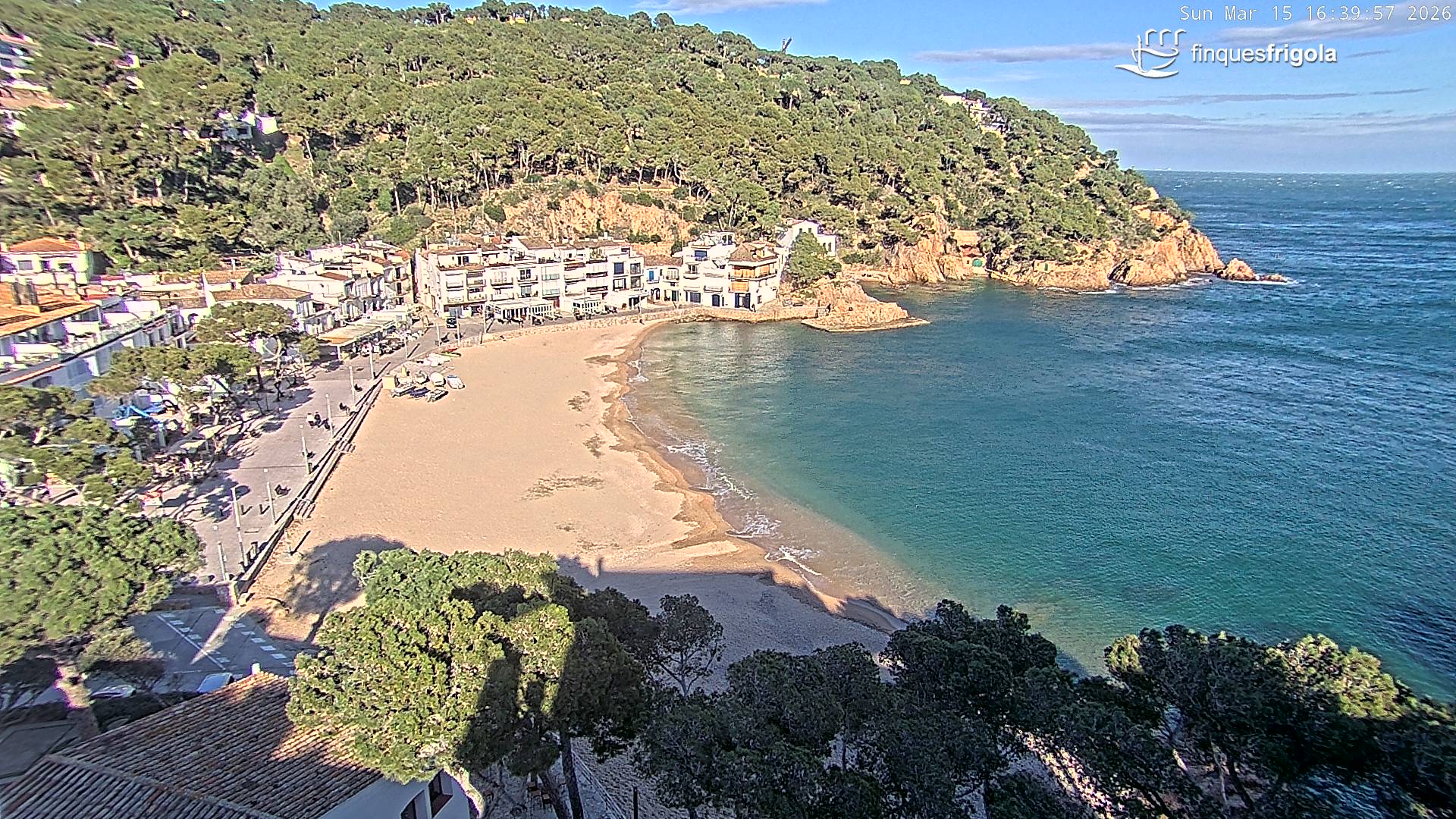 Webcam de Tamariu playa