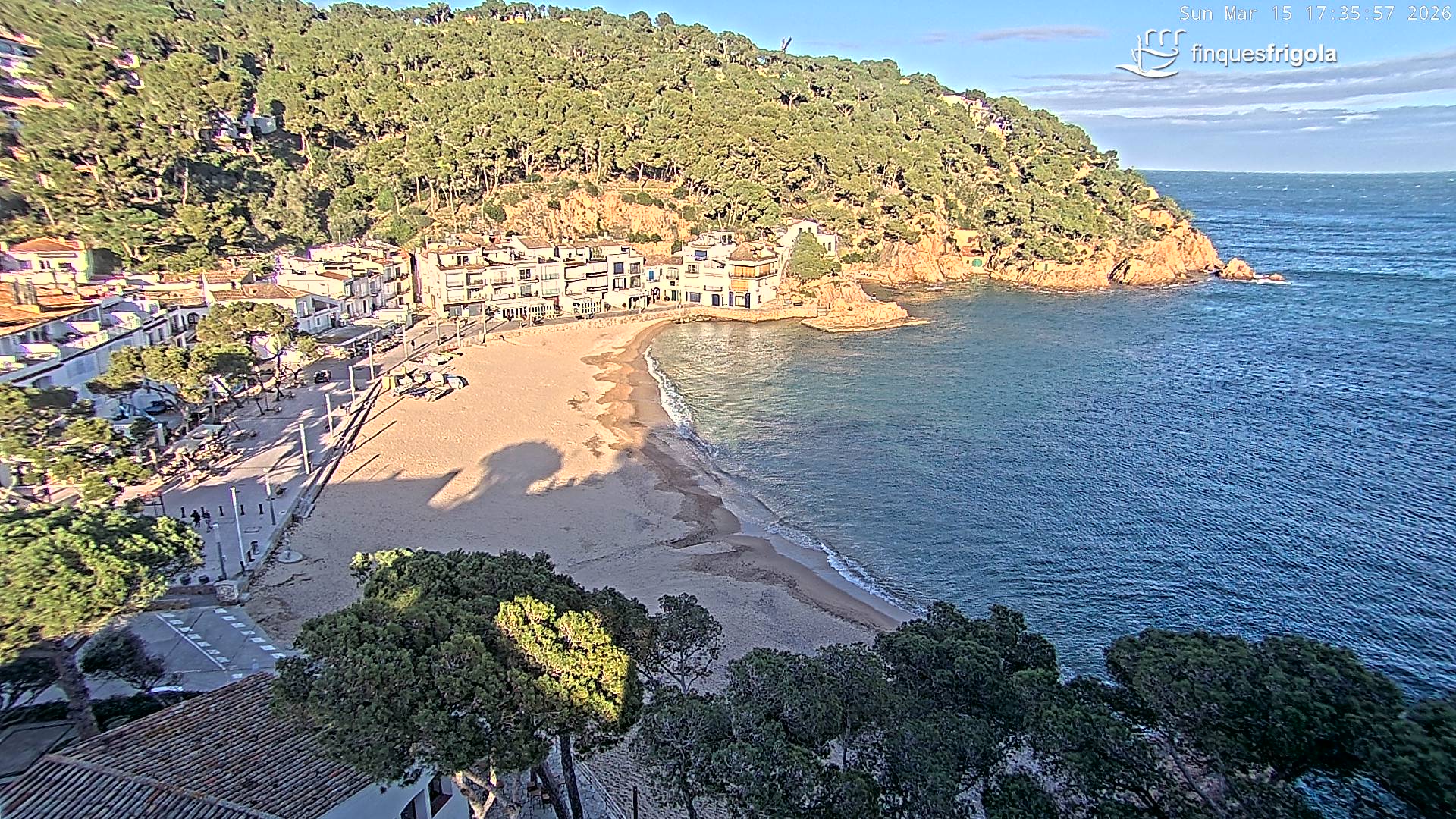 Webcam de Tamariu playa