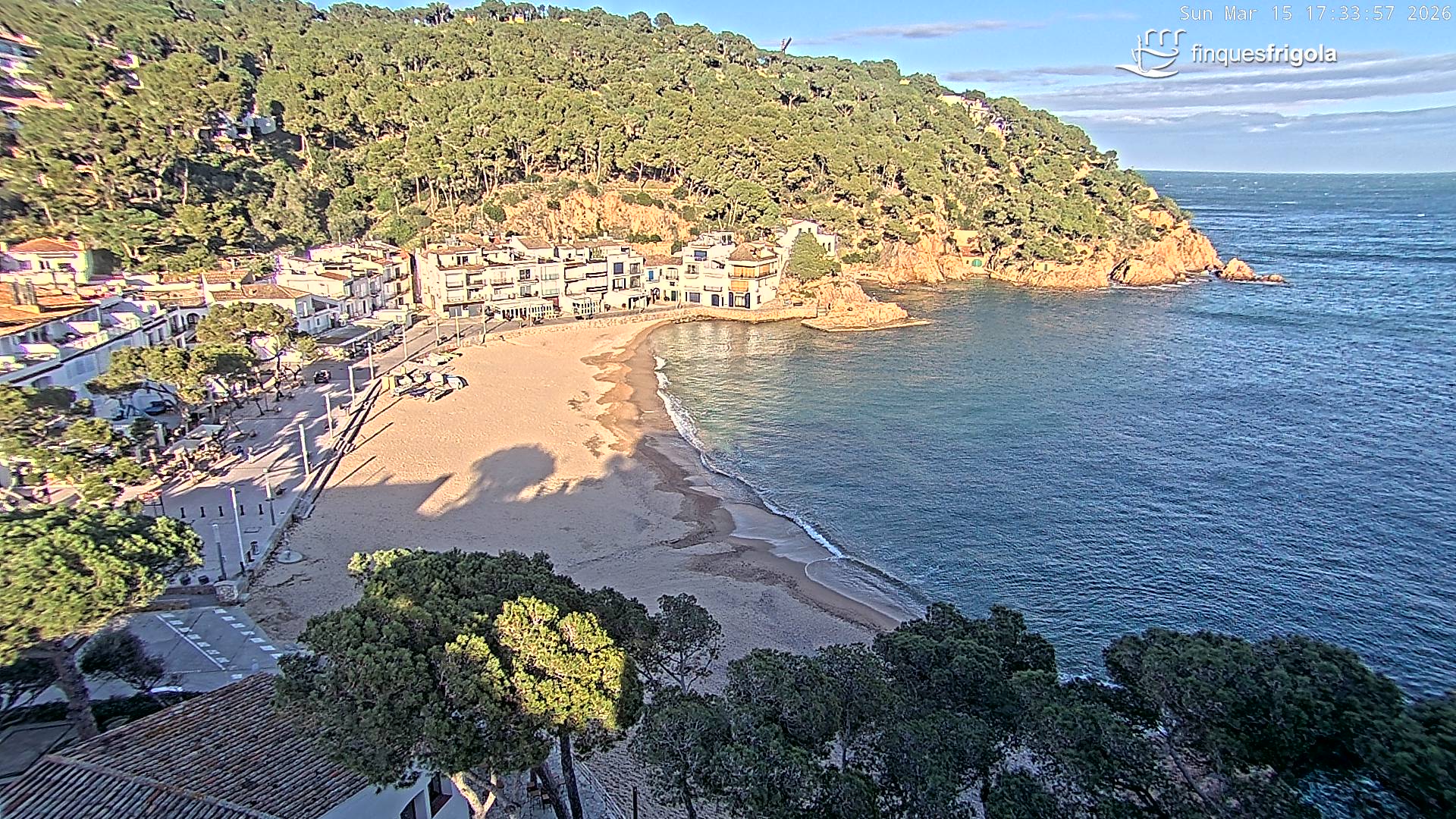 Webcam de Tamariu playa