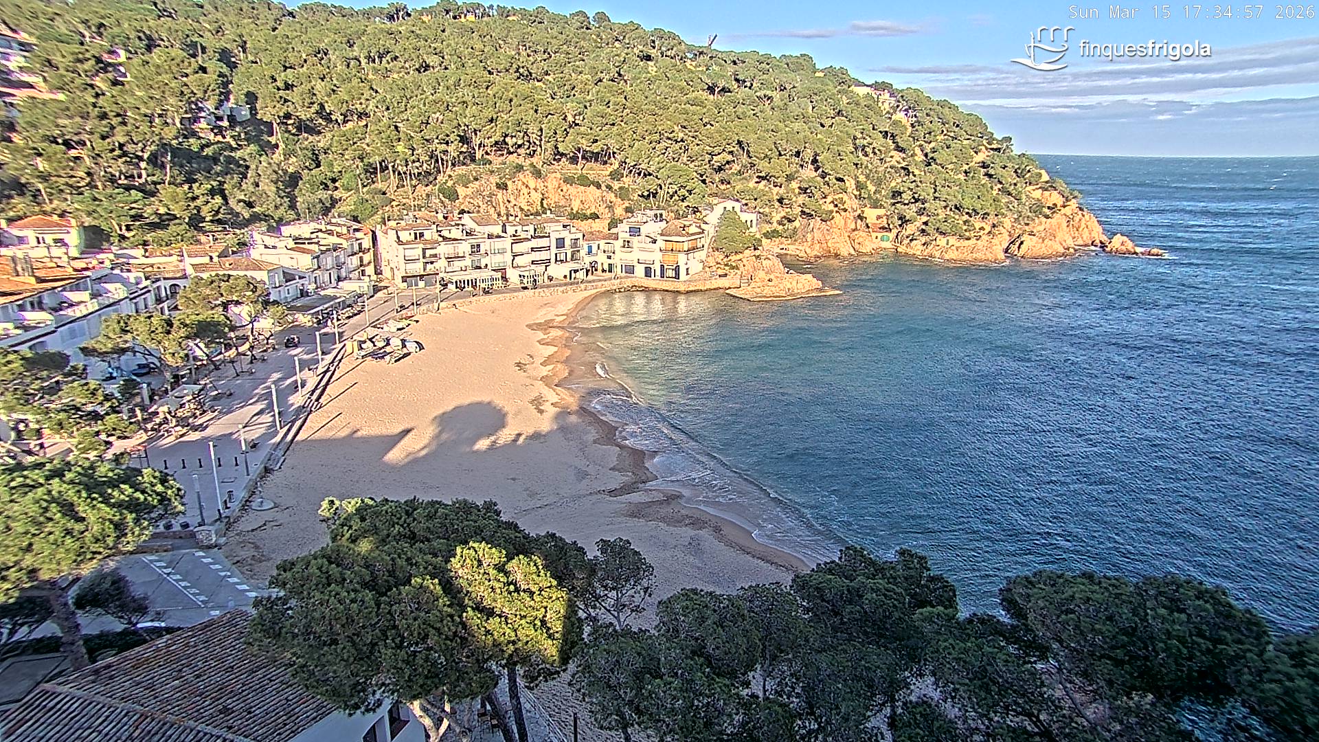 Webcam de Tamariu playa