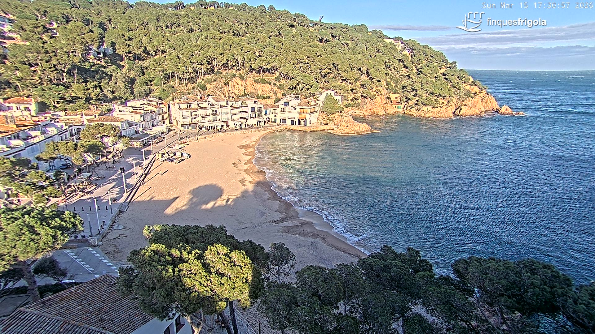 Webcam de Tamariu playa