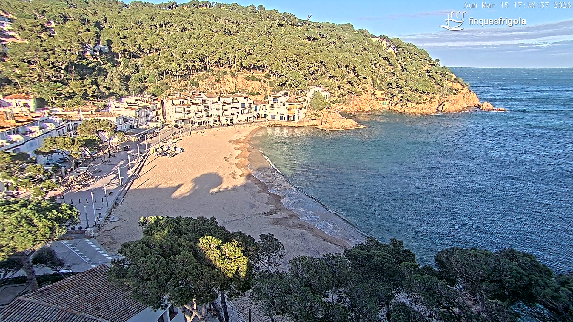 Webcam de Tamariu playa