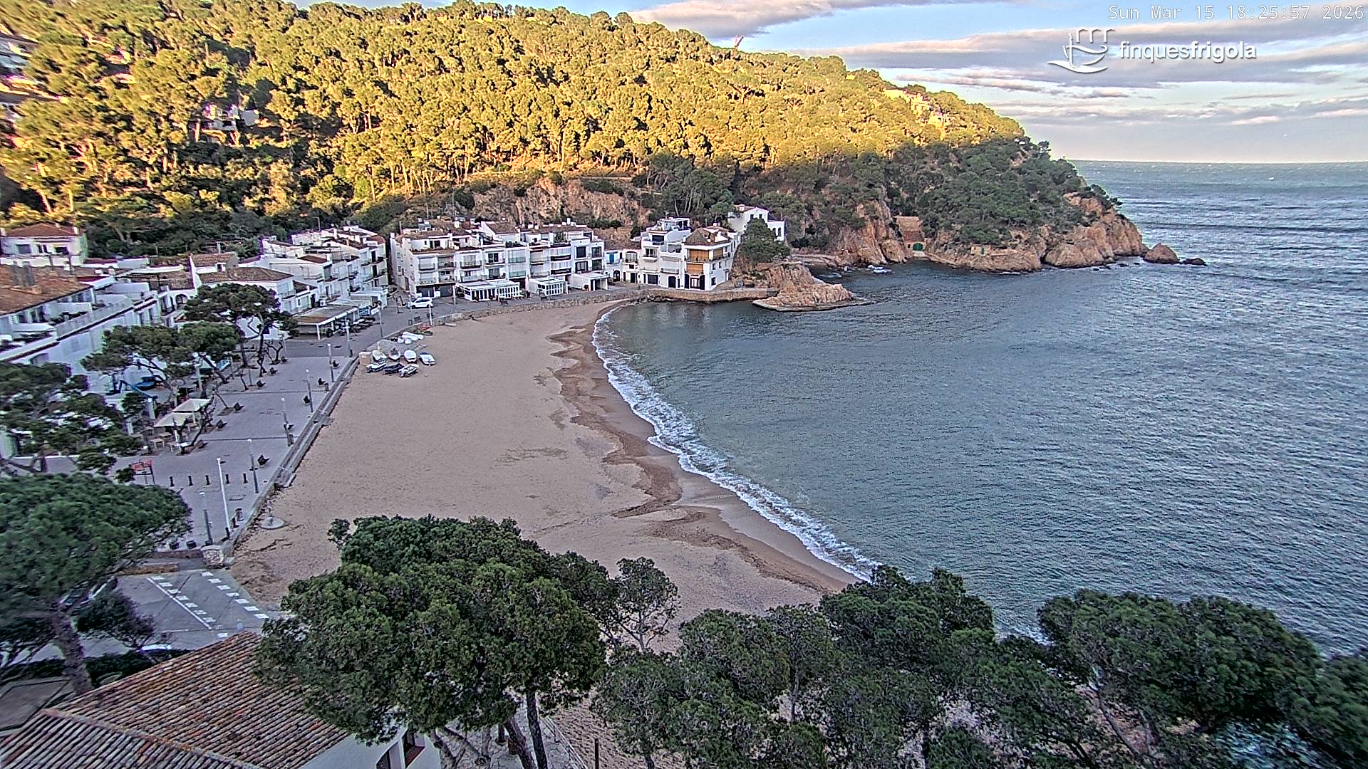 Webcam de Tamariu playa