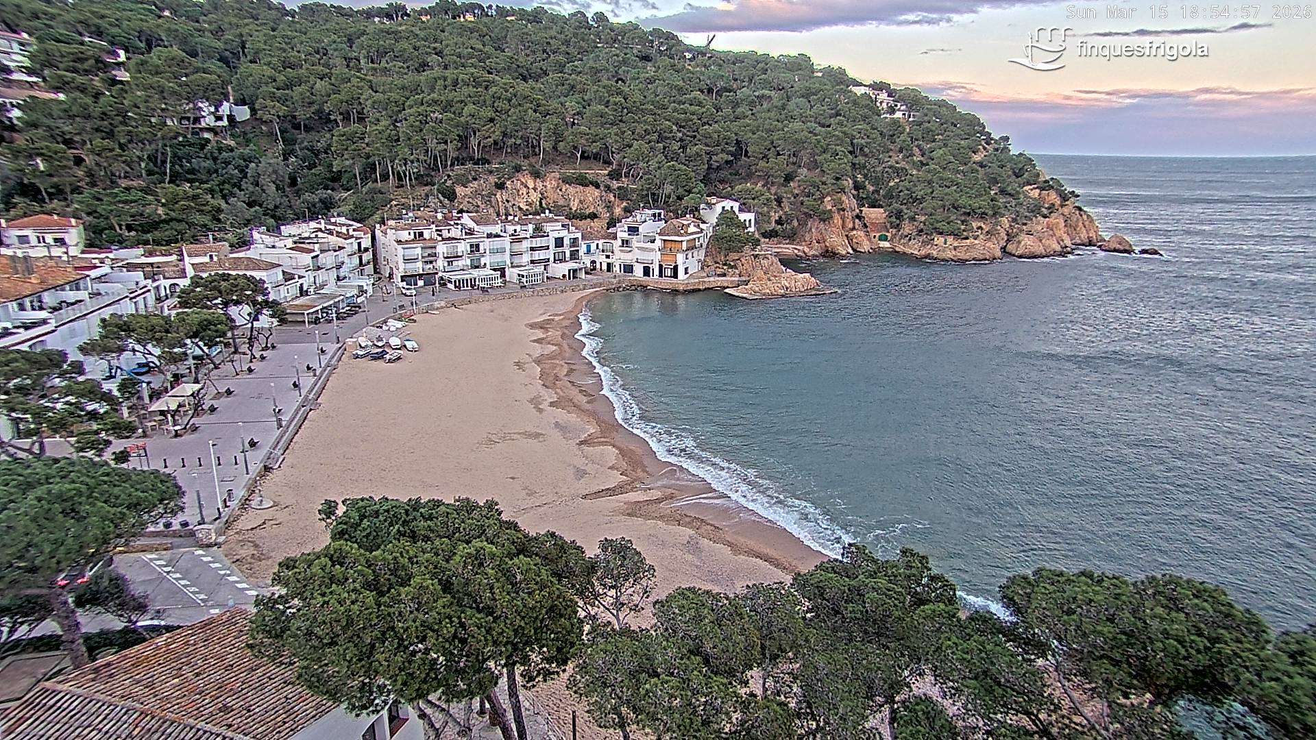 Webcam de Tamariu playa