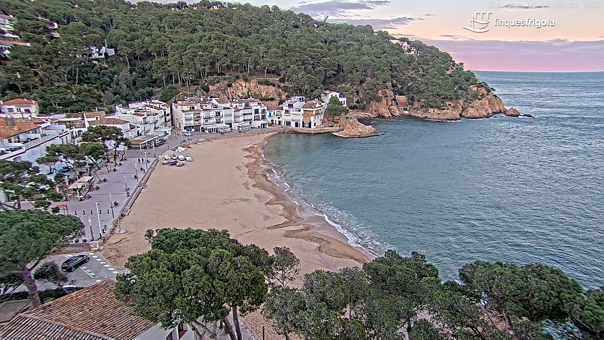 Webcam de Tamariu playa