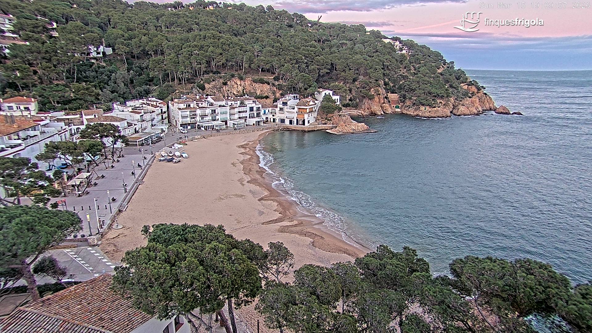 Webcam de Tamariu playa