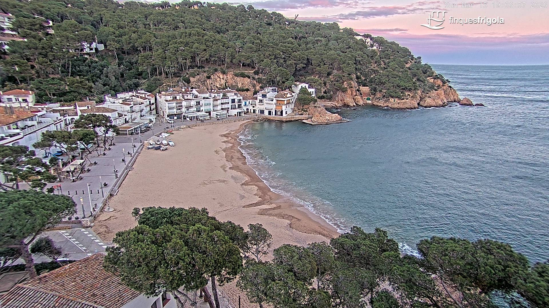 Webcam de Tamariu playa