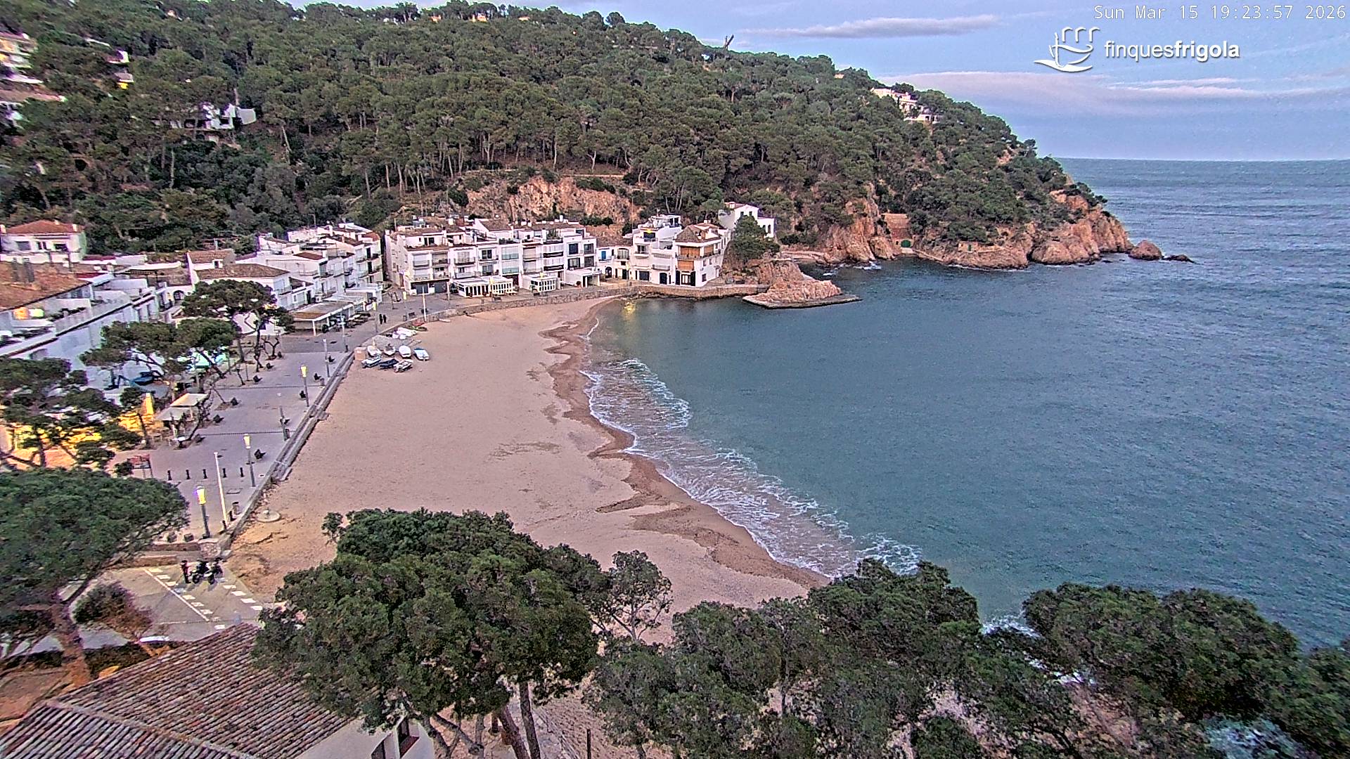 Webcam de Tamariu playa